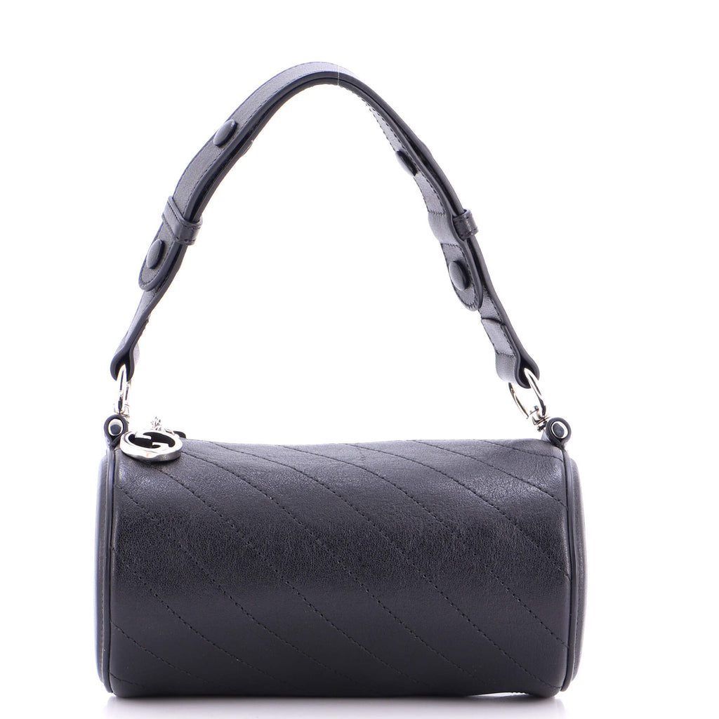 Blondie Shoulder Bag Diagonal Quilted Leather Mini