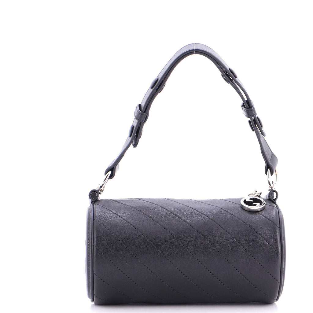 Blondie Shoulder Bag Diagonal Quilted Leather Mini