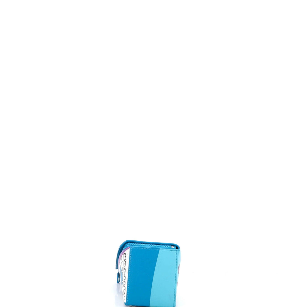 Sandwich Box Top Handle Bag Printed Leather