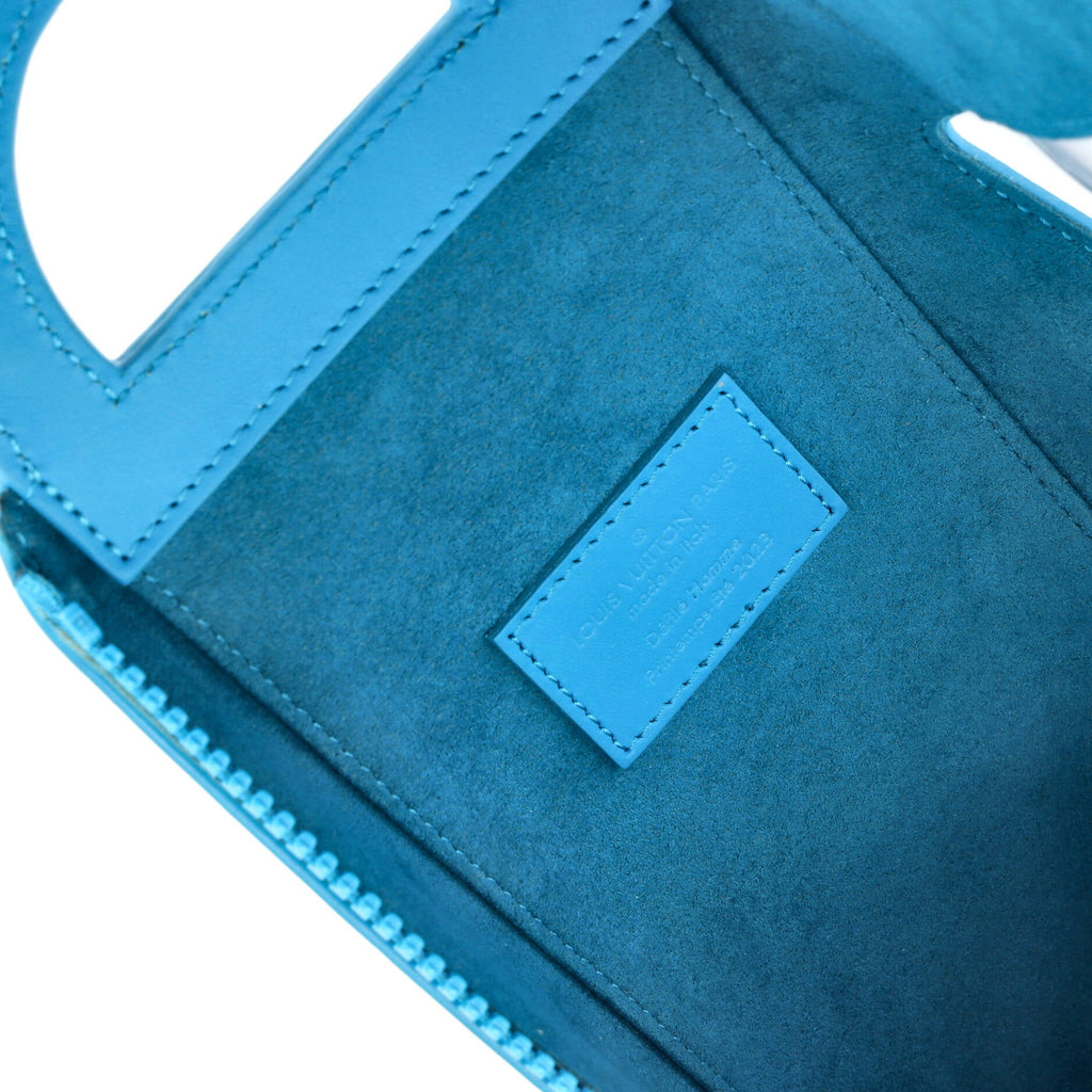 Sandwich Box Top Handle Bag Printed Leather