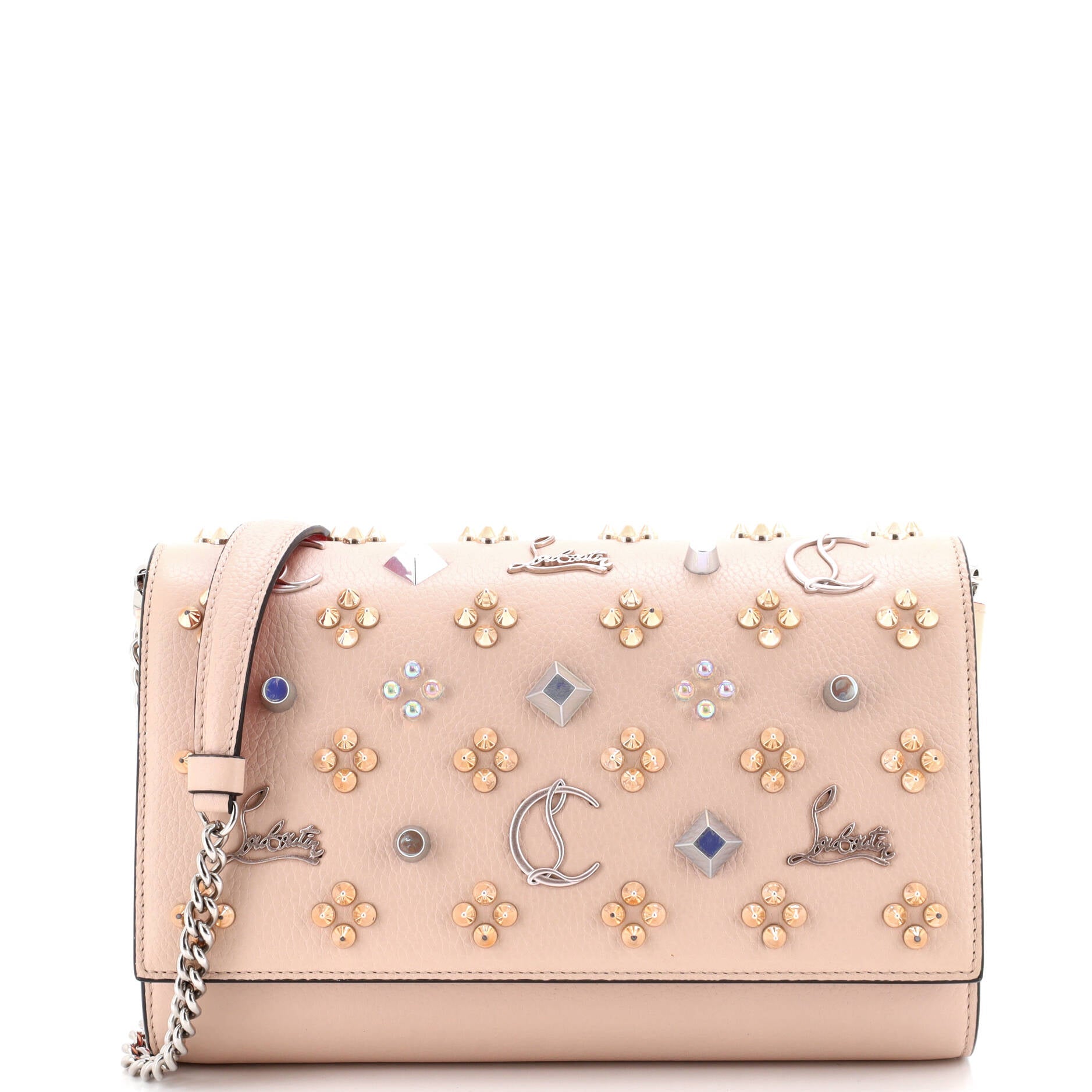 Paloma Clutch Embellished Leather Small