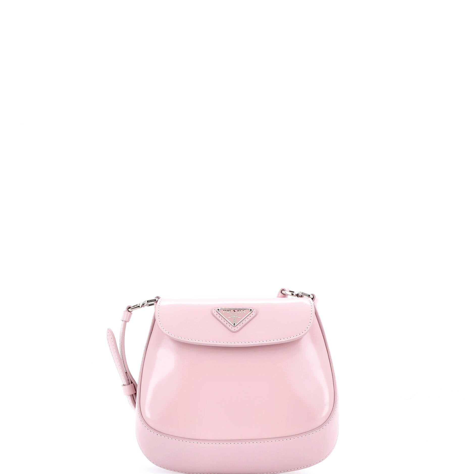 Cleo Flap Shoulder Bag Spazzolato Leather Mini