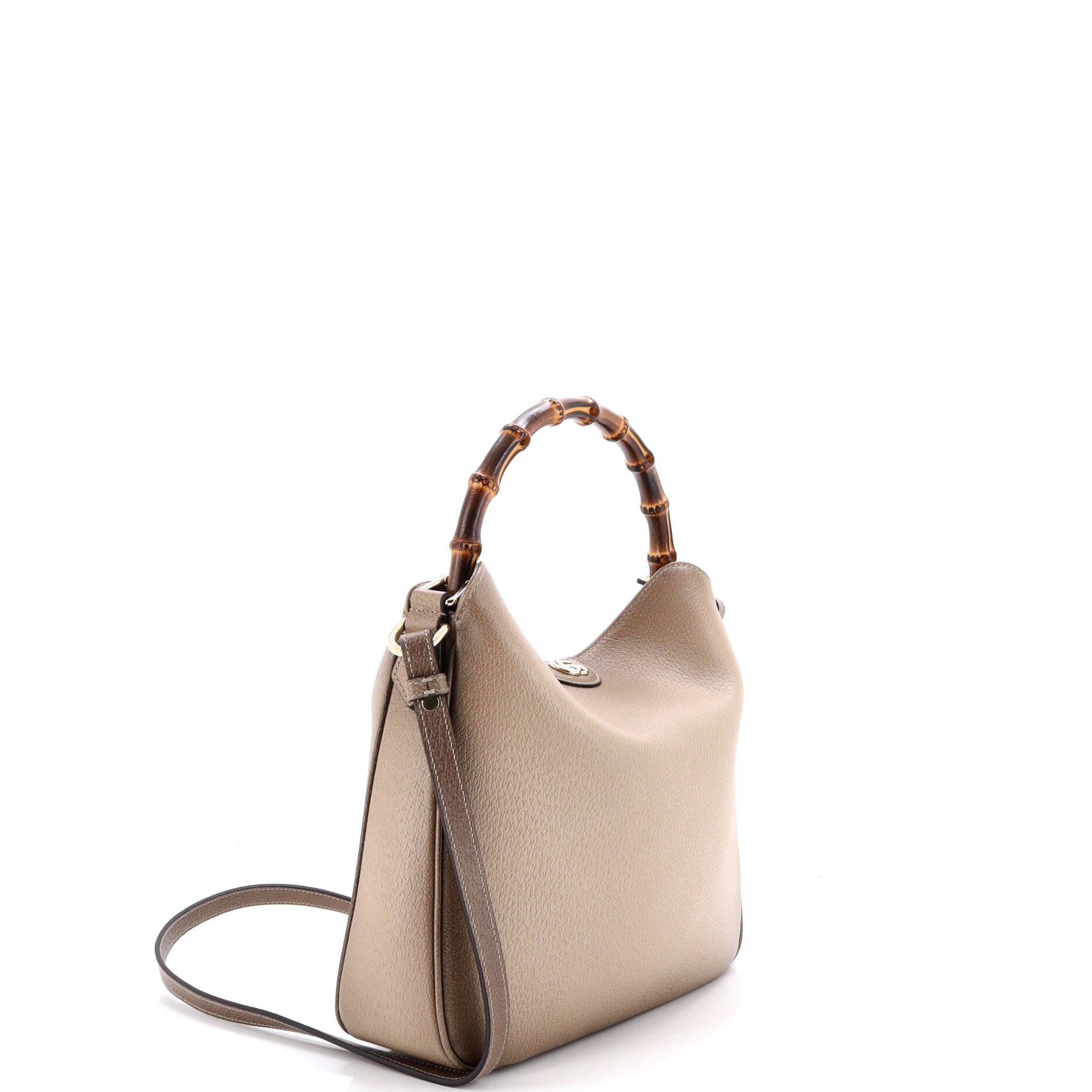 Diana NM Bamboo Shoulder Bag Leather Medium