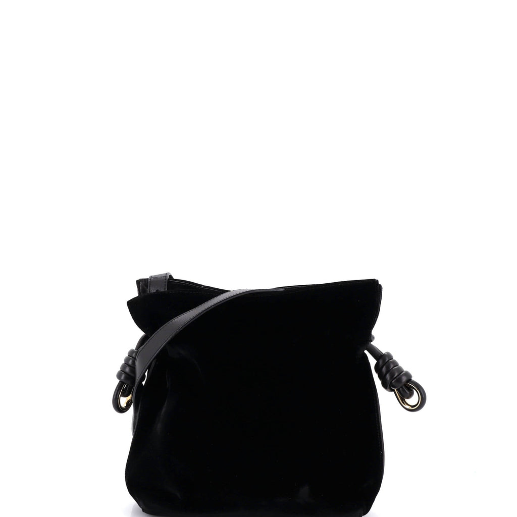 Flamenco Knot Bag Velvet Small