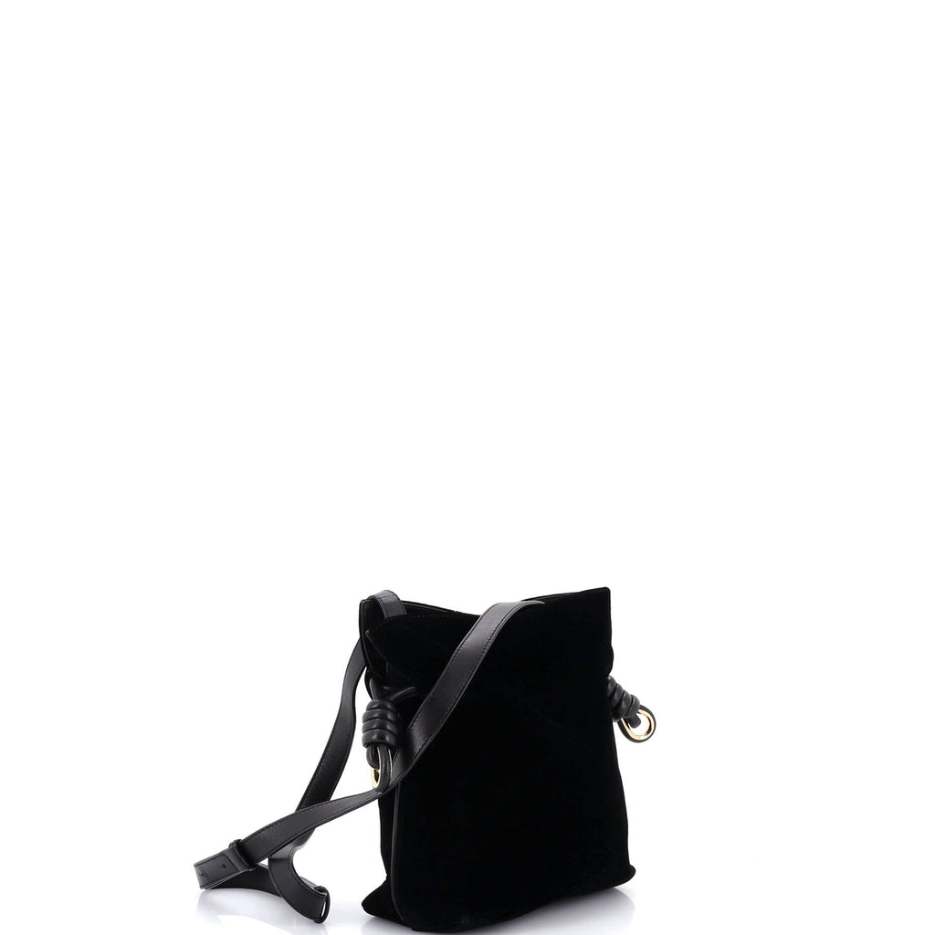 Flamenco Knot Bag Velvet Small