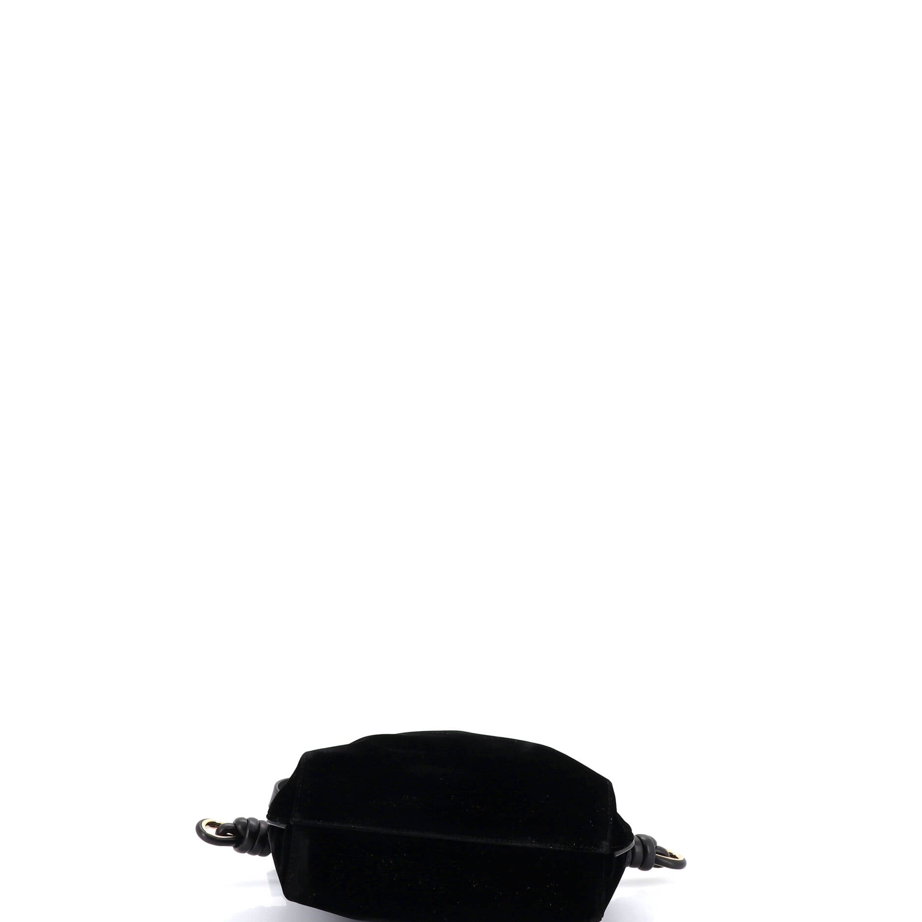 Flamenco Knot Bag Velvet Small