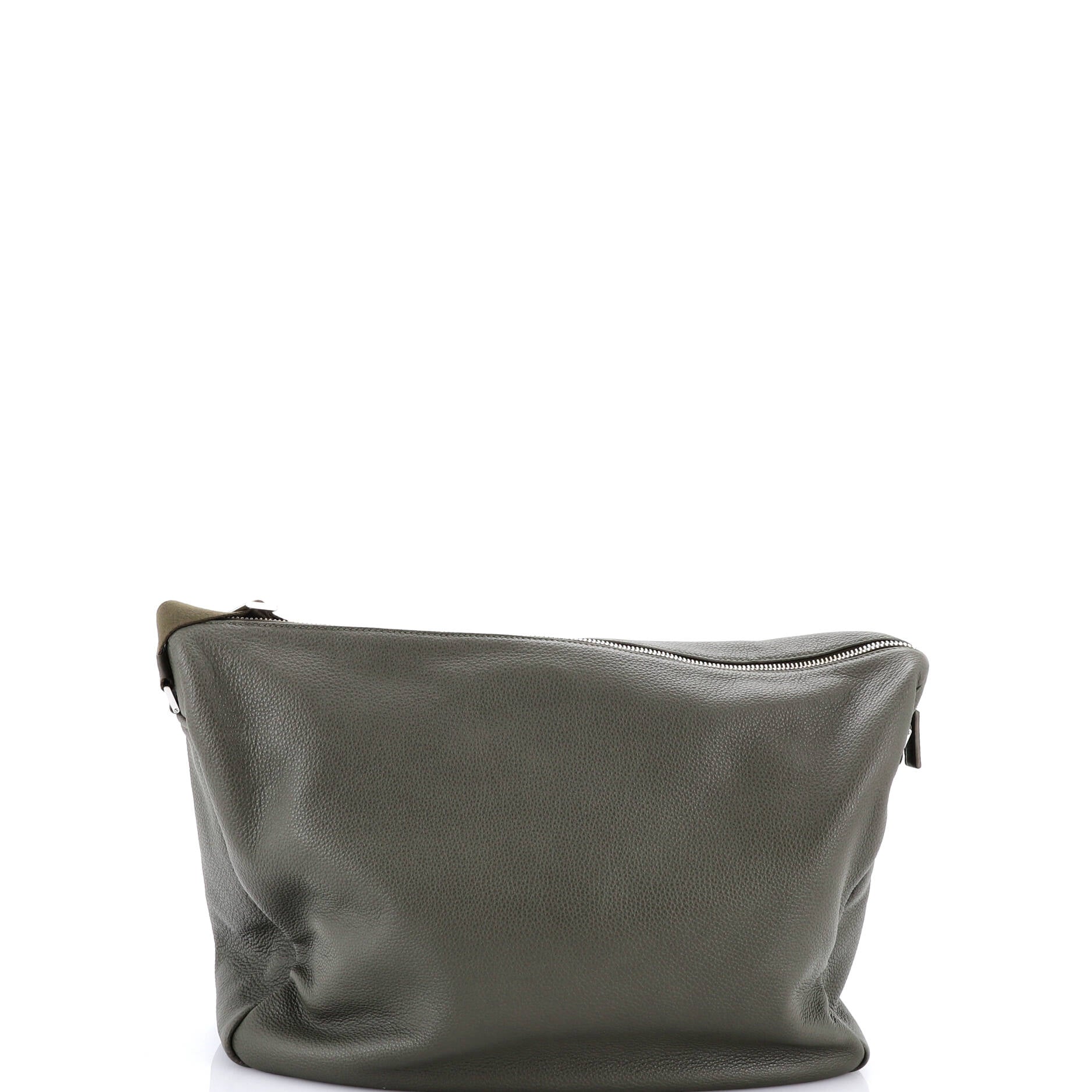 Zip Shoulder Bag Vitello Daino Large