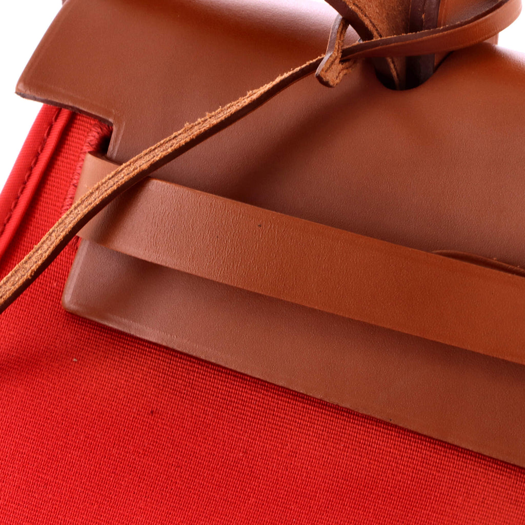 Herbag Zip Leather and Toile 31
