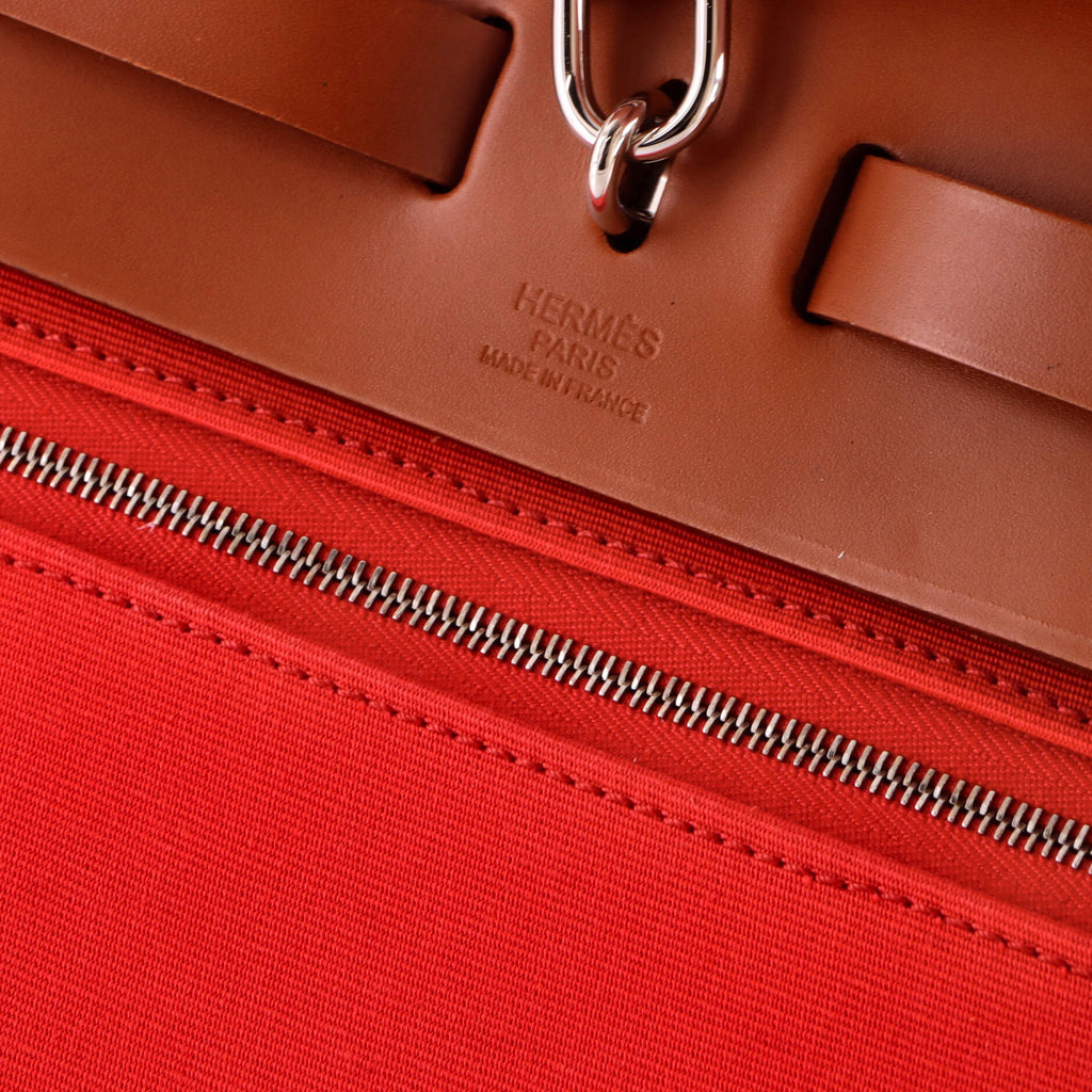 Herbag Zip Leather and Toile 31