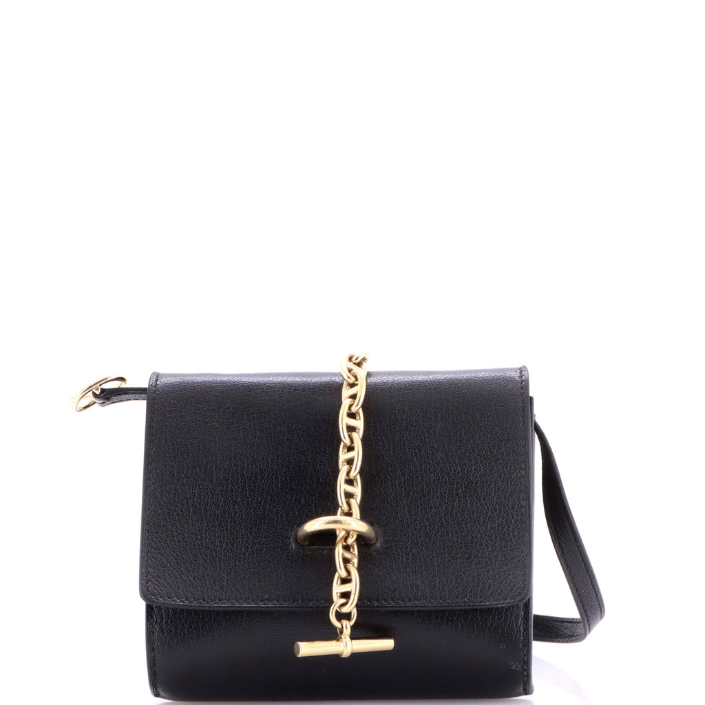 Chaine d'Ancre Compact Wallet on Strap Chevre Mysore