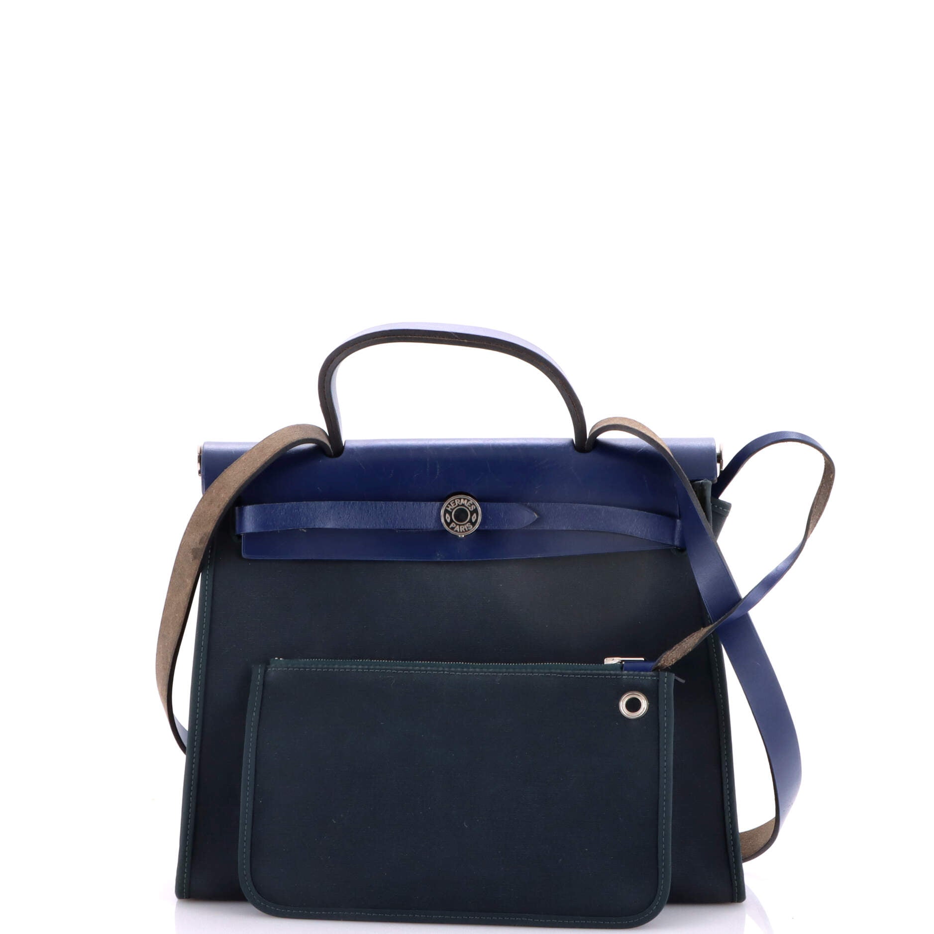Herbag Zip Leather and Toile 31
