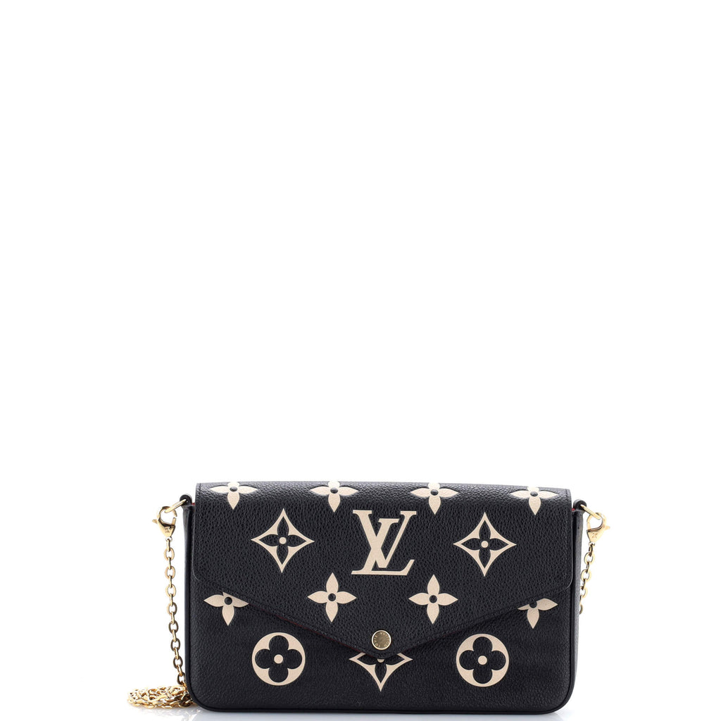Felicie Pochette Bicolor Monogram Empreinte Giant
