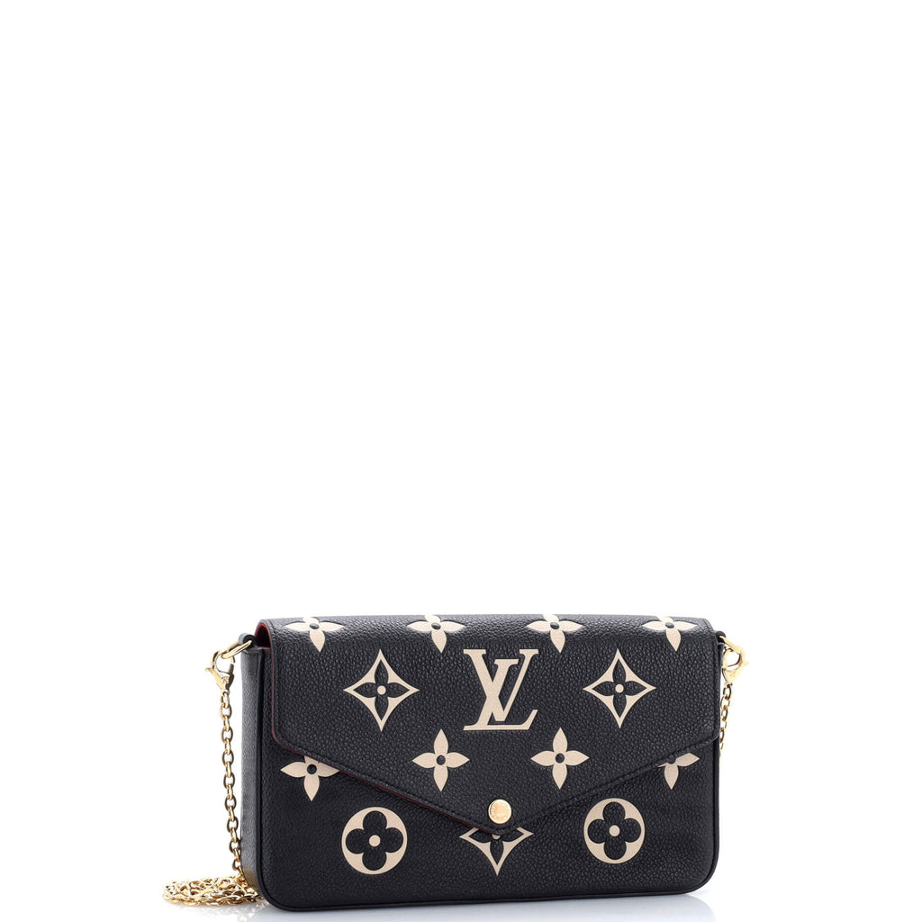 Felicie Pochette Bicolor Monogram Empreinte Giant