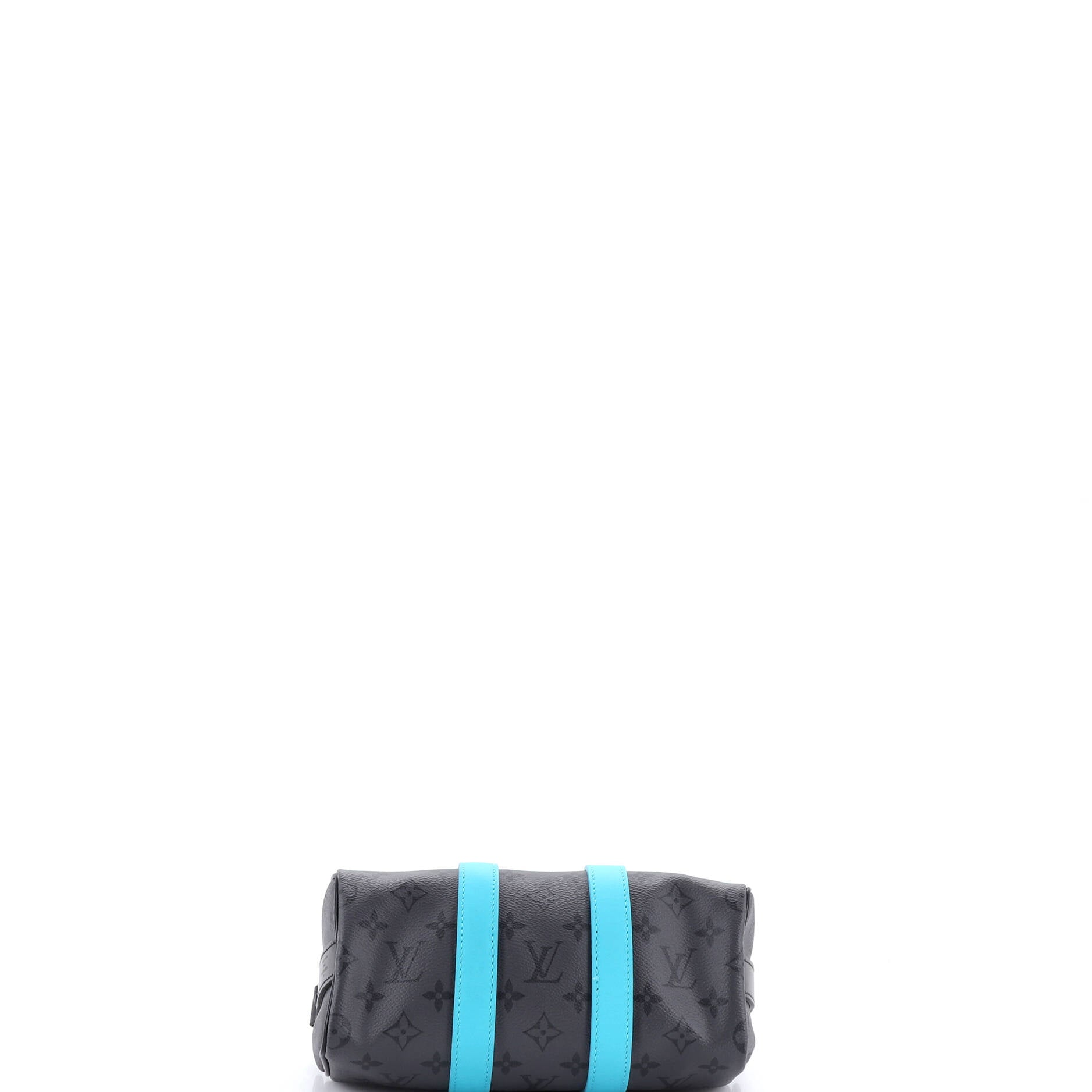 Keepall Bandouliere Bag Macassar Monogram Canvas with Leather 25