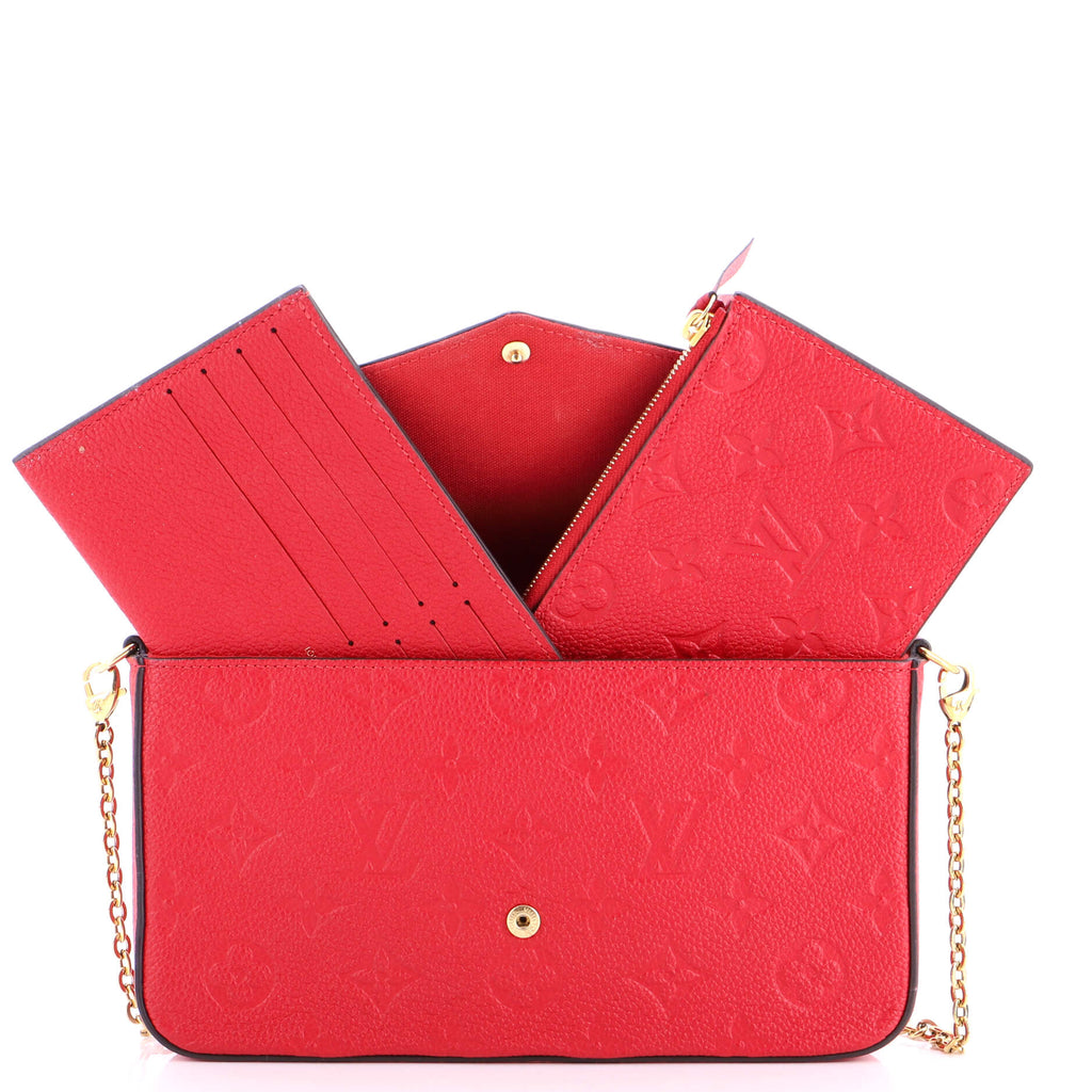 Felicie Pochette Monogram Empreinte Leather