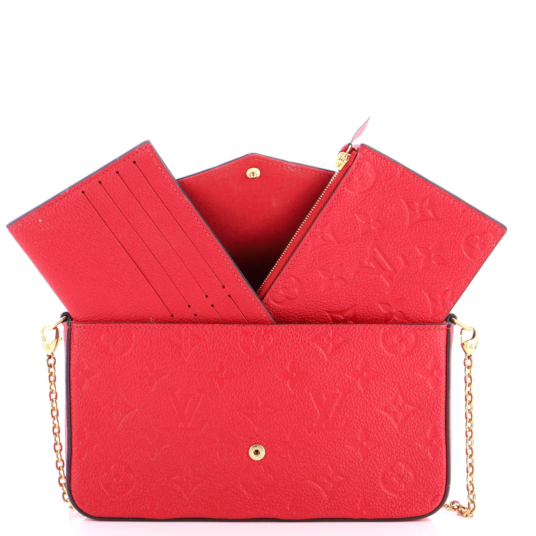 Felicie Pochette Monogram Empreinte Leather