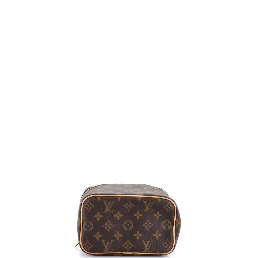 Nice Vanity Case Monogram Canvas Mini