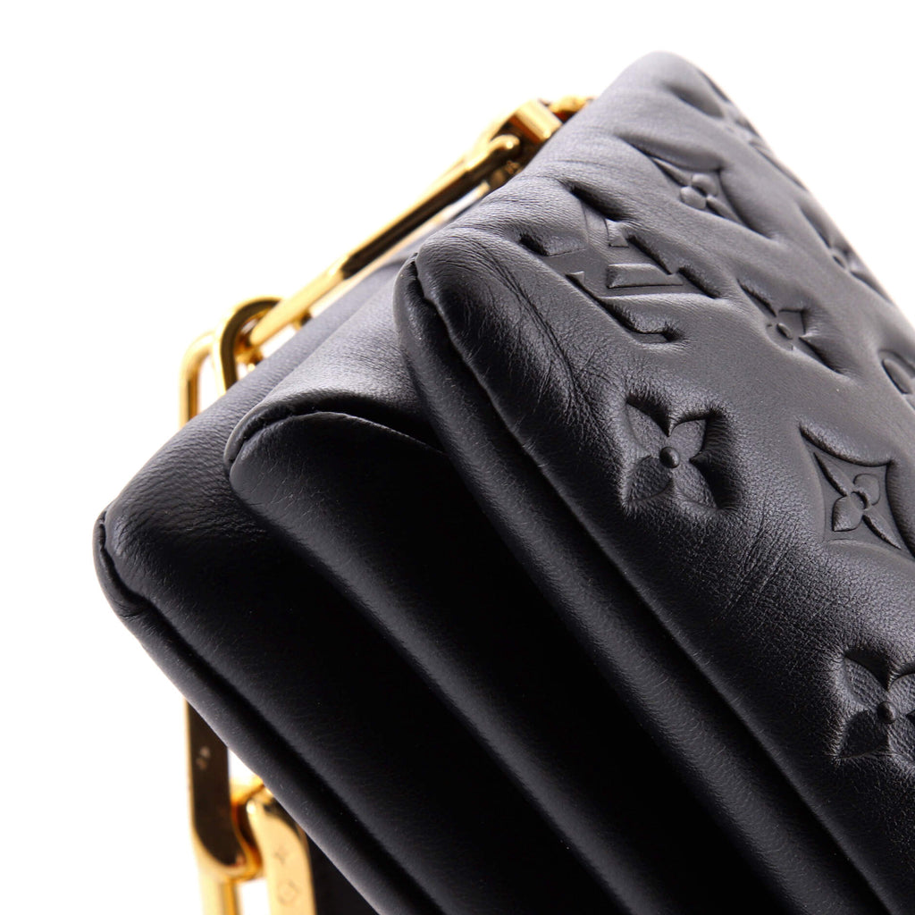 Coussin Bag Monogram Embossed Lambskin BB