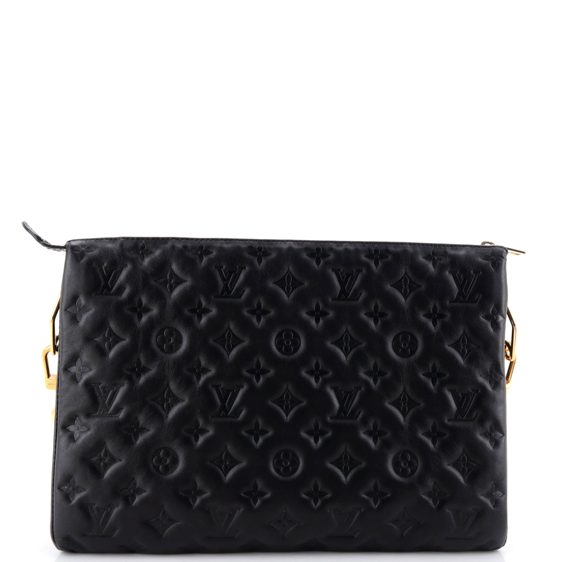 Coussin Bag Monogram Embossed Lambskin MM