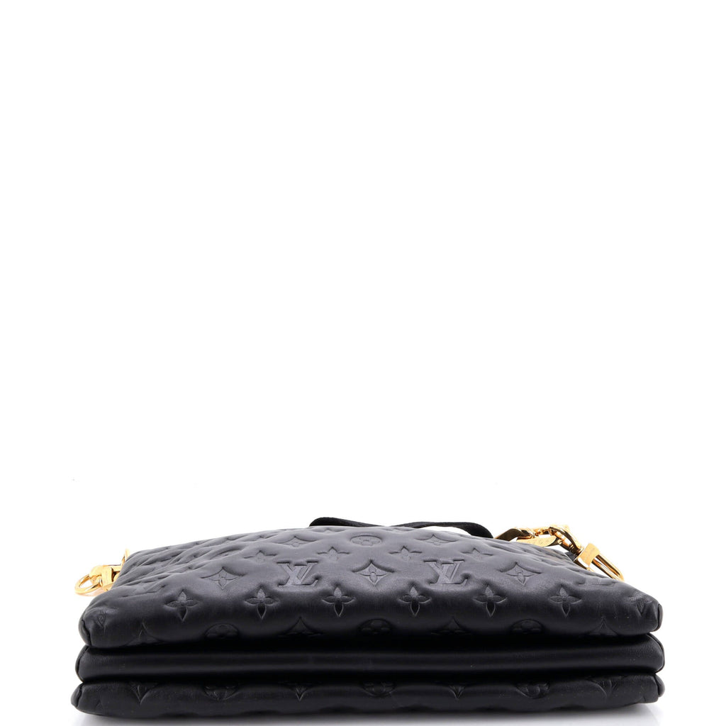 Coussin Bag Monogram Embossed Lambskin MM