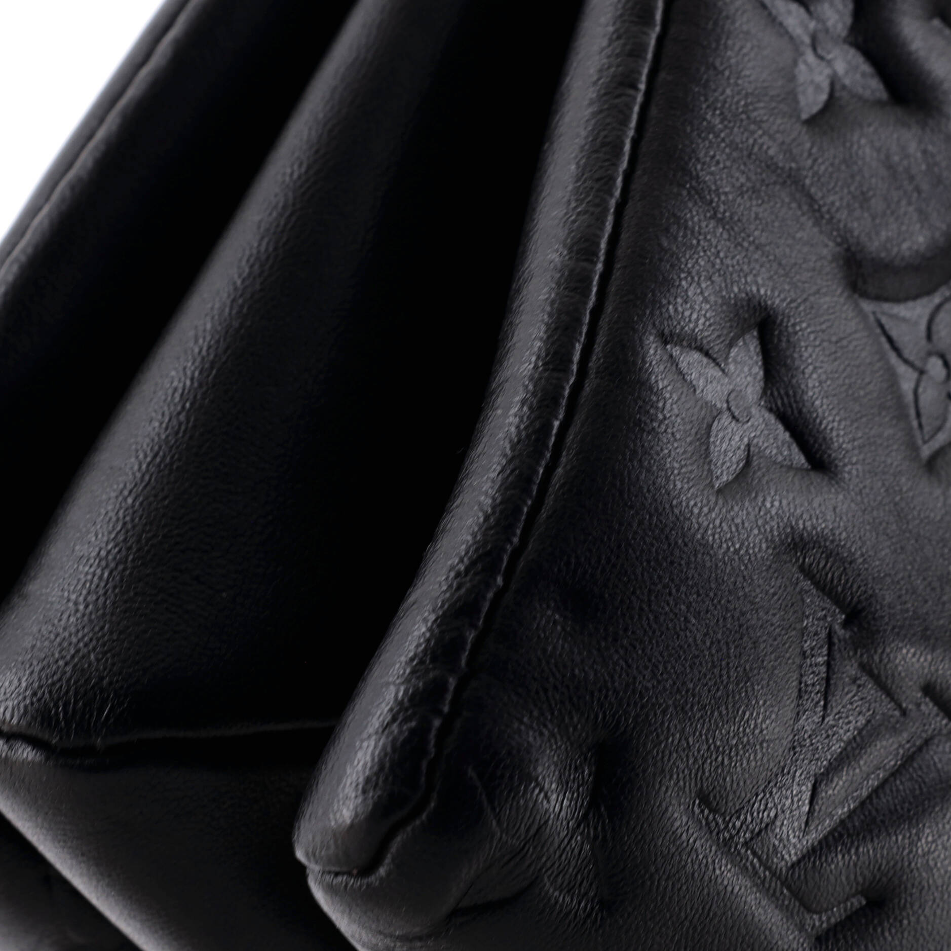 Coussin Bag Monogram Embossed Lambskin MM