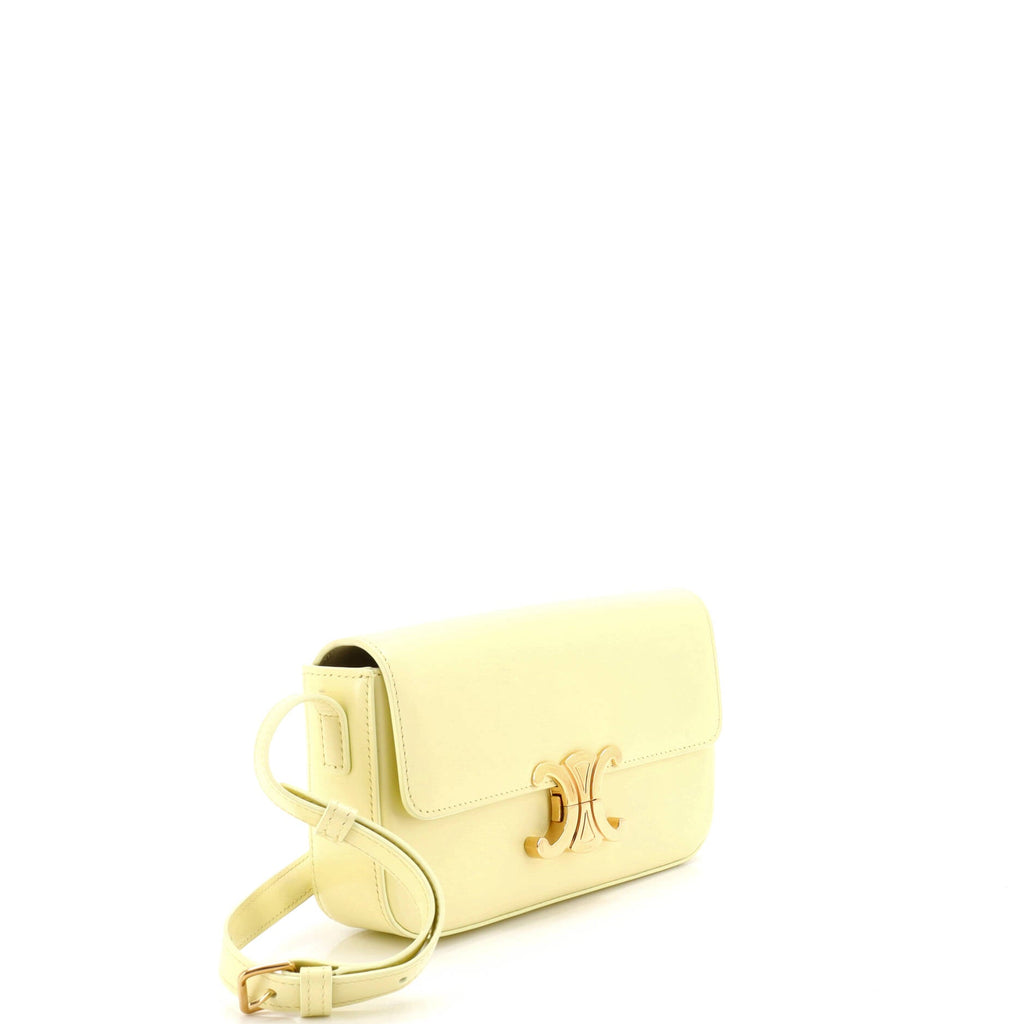 Triomphe East-West Shoulder Bag Smooth Calfskin