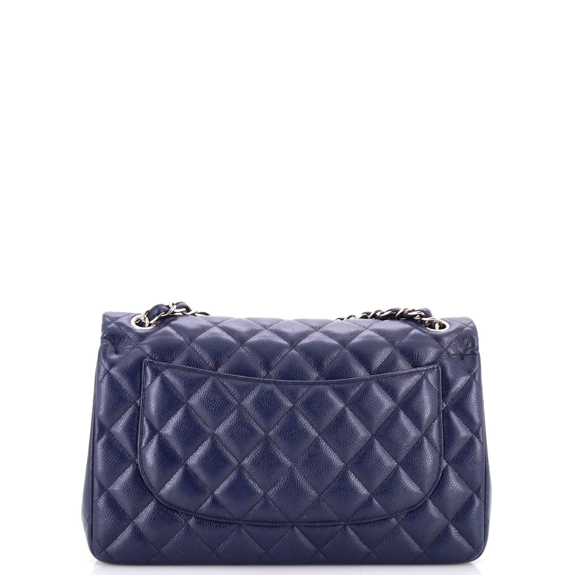 Classic Double Flap Bag Quilted Caviar Jumbo
