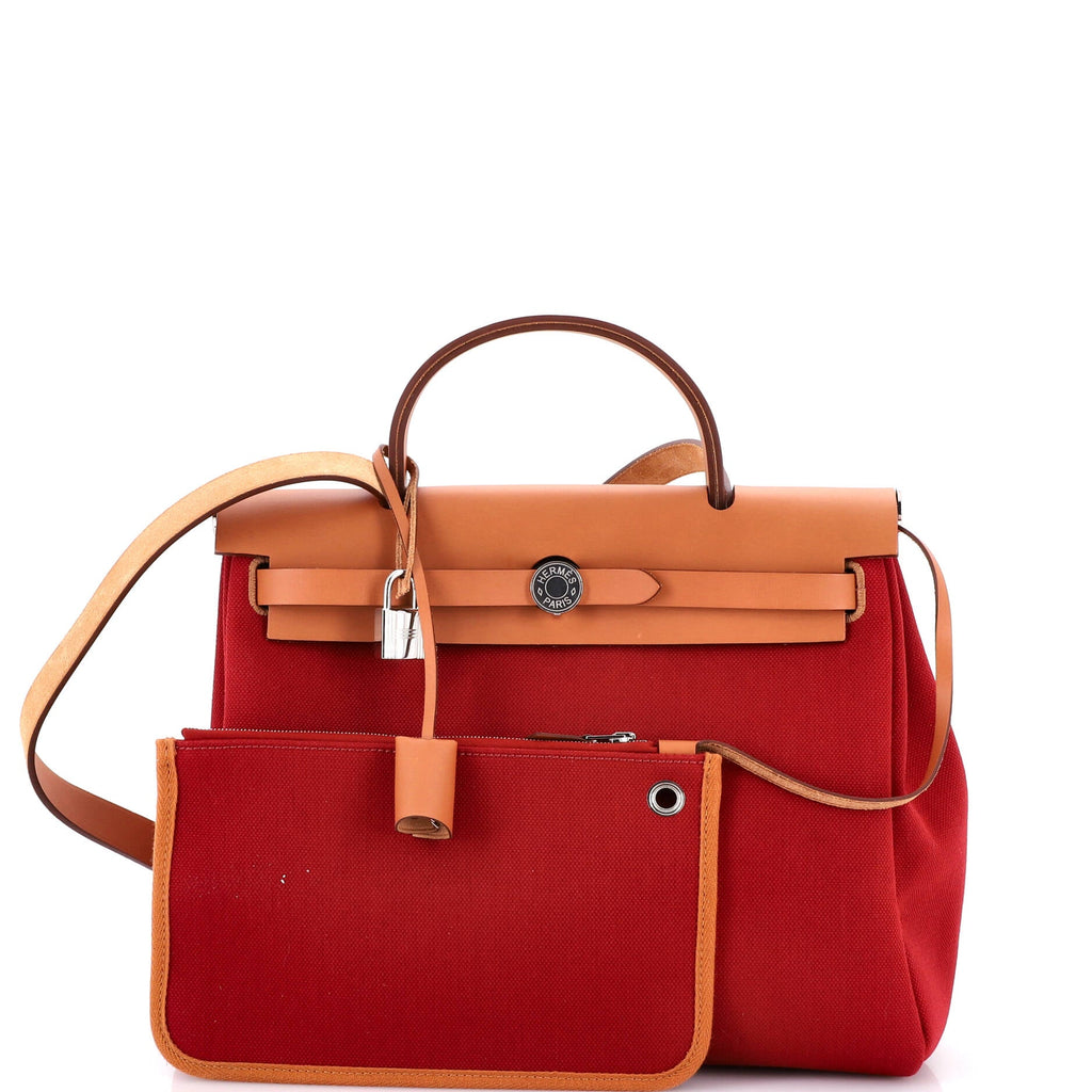Herbag Zip Leather and Toile 31