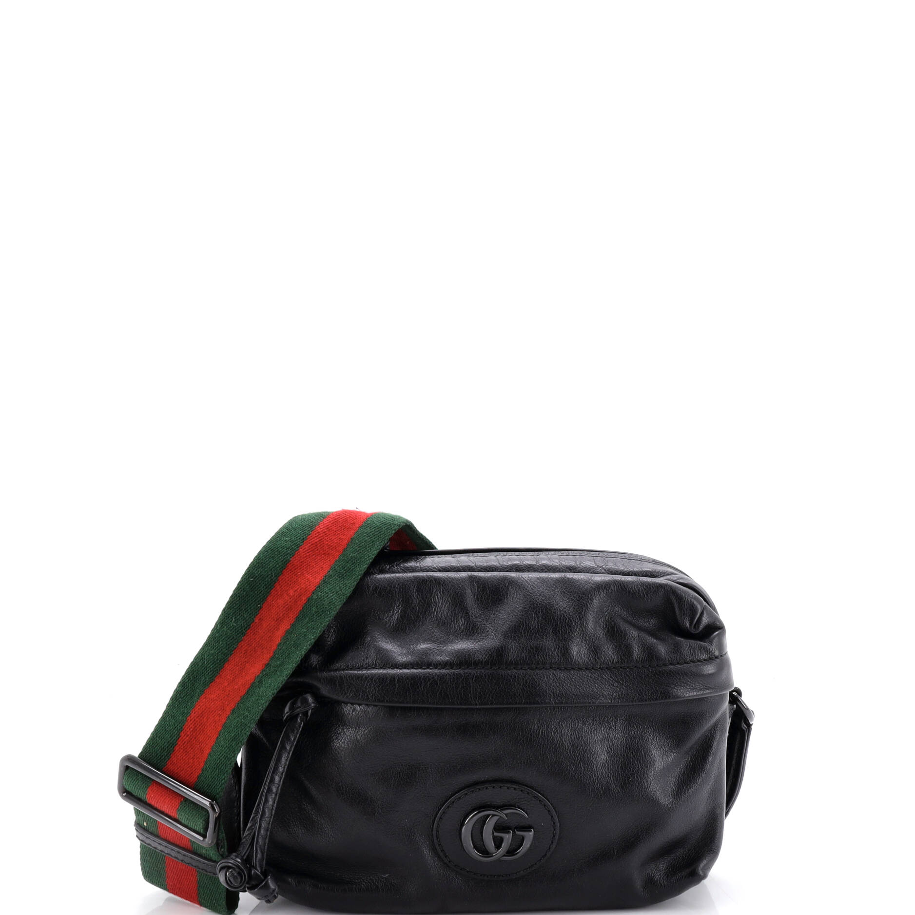 Tonal Double G Shoulder Bag Leather