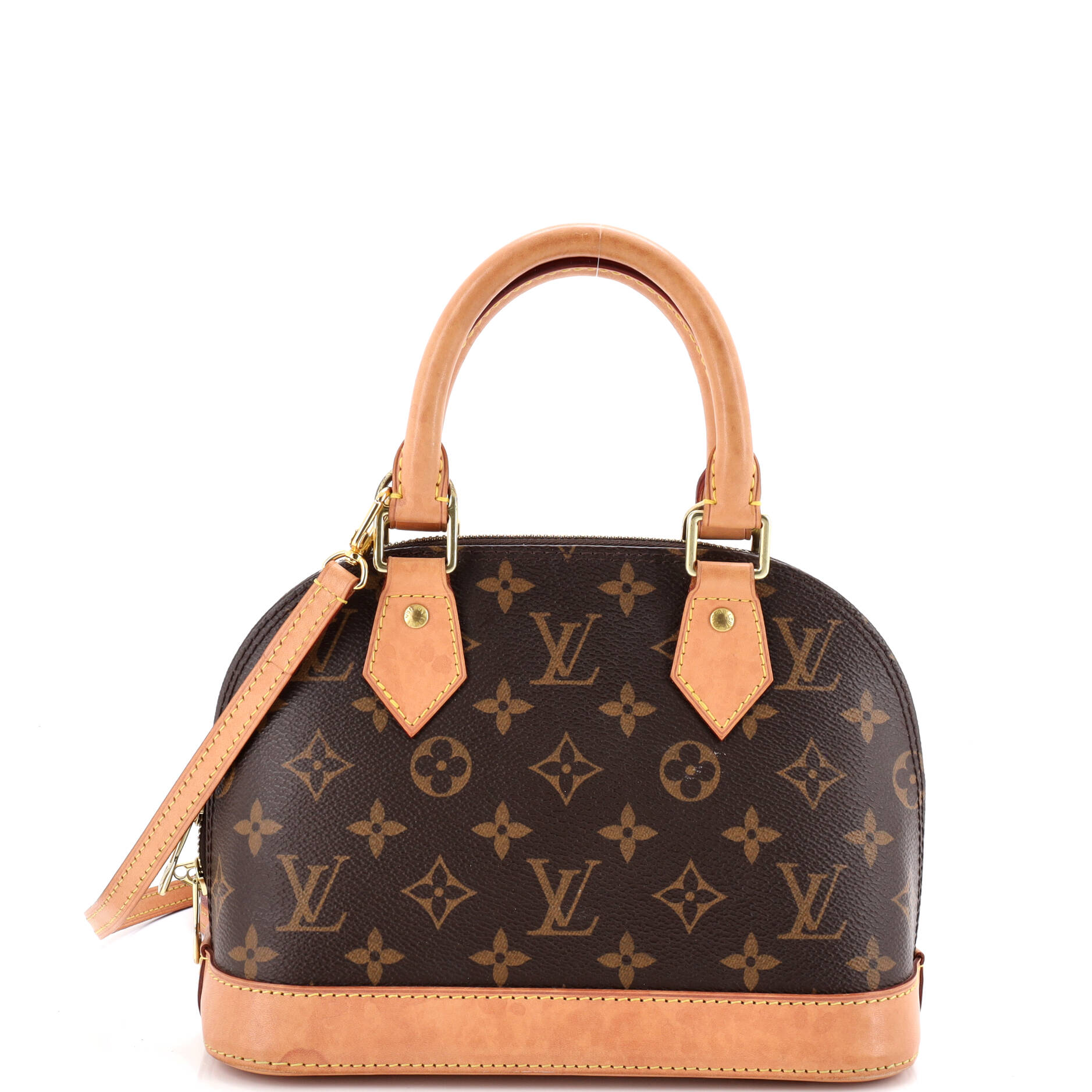 Alma Handbag Monogram Canvas BB