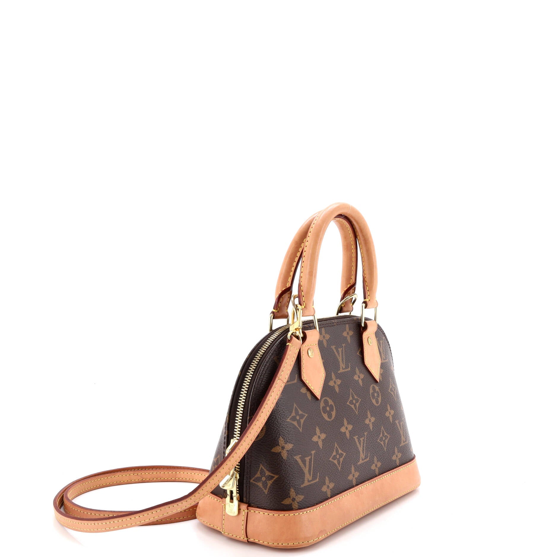 Alma Handbag Monogram Canvas BB