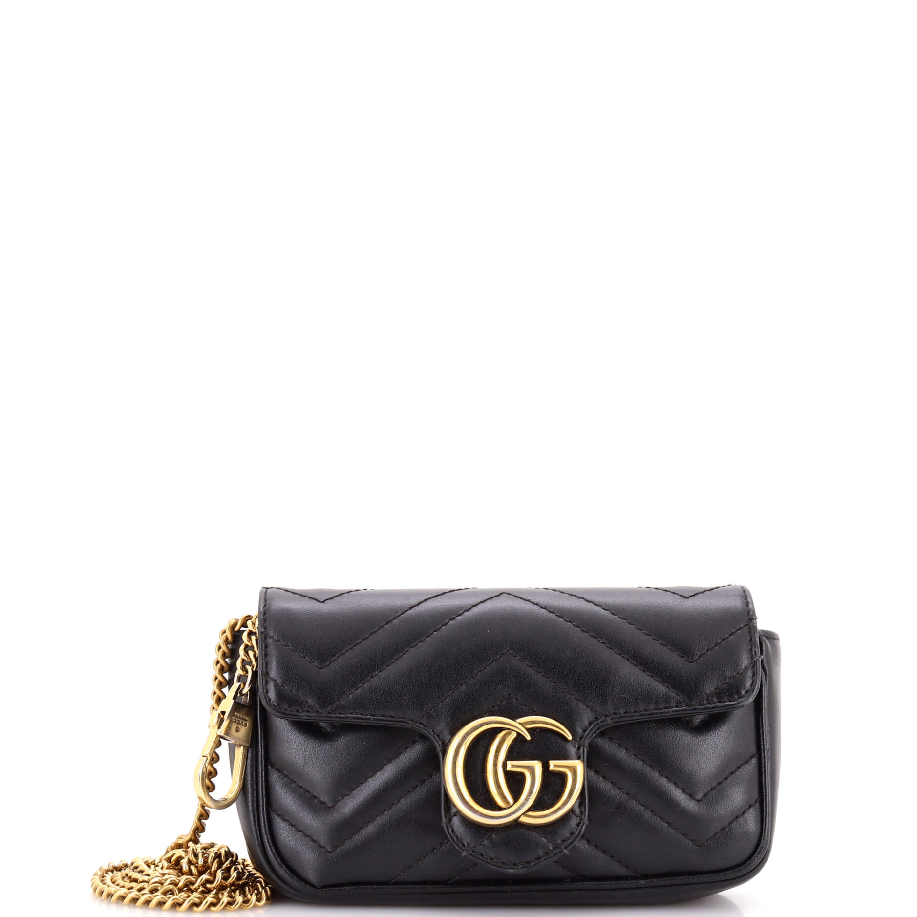 GG Marmont Flap Bag Matelasse Leather Super Mini