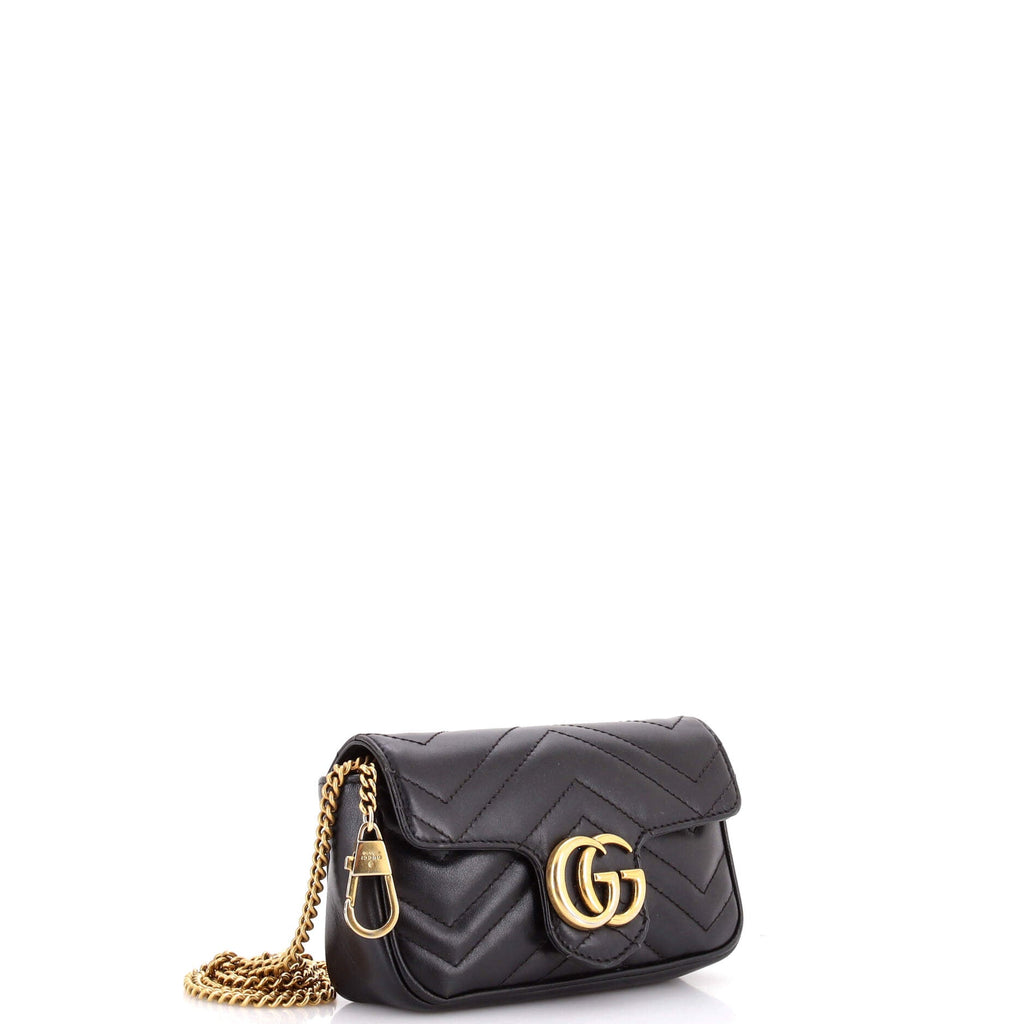GG Marmont Flap Bag Matelasse Leather Super Mini