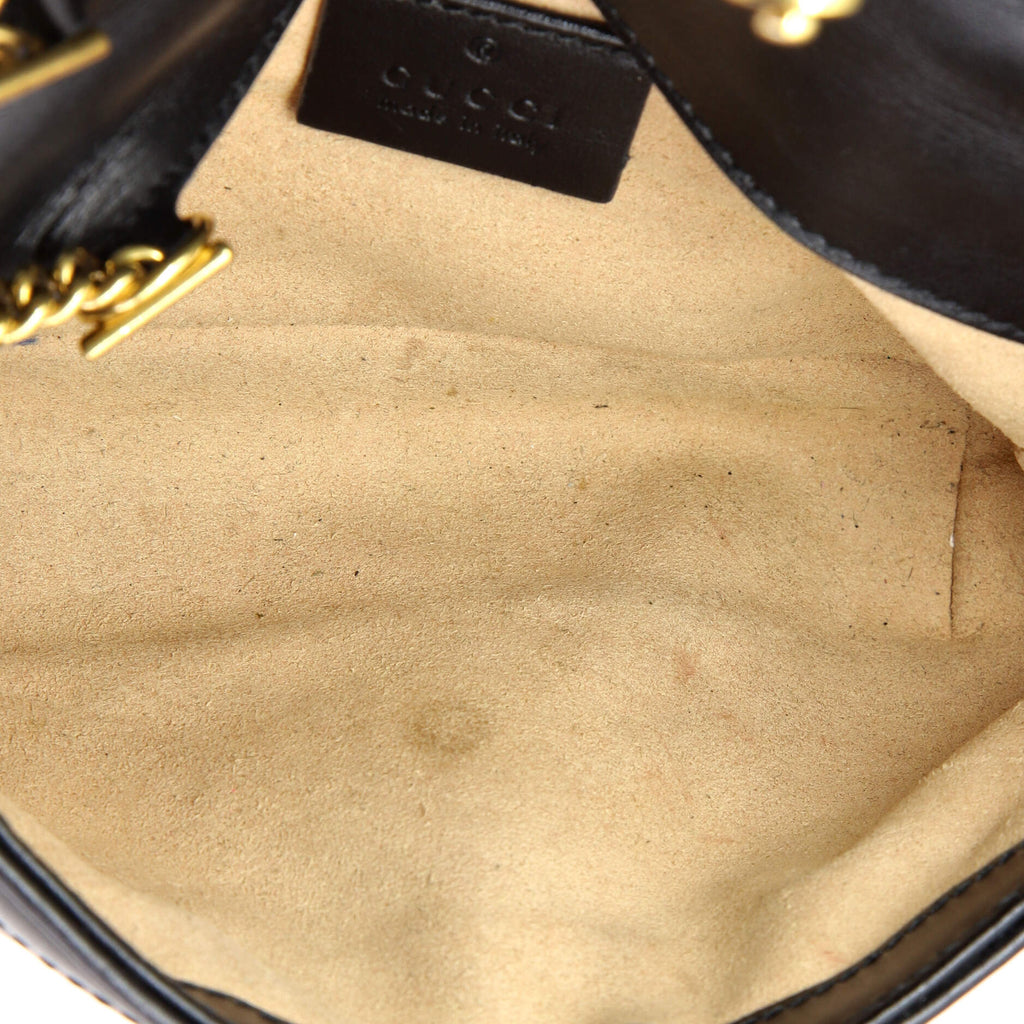 GG Marmont Flap Bag Matelasse Leather Super Mini