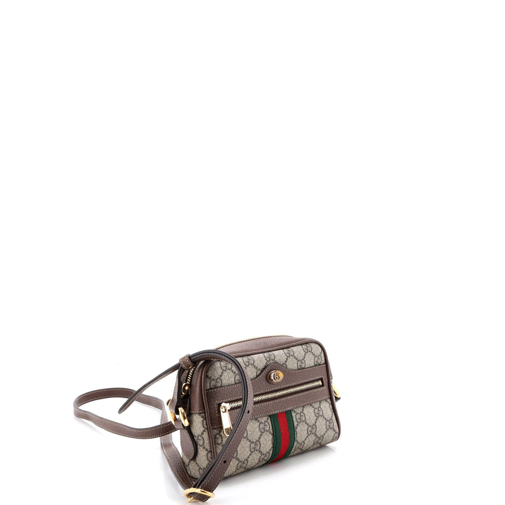 Ophidia Shoulder Bag GG Coated Canvas Mini