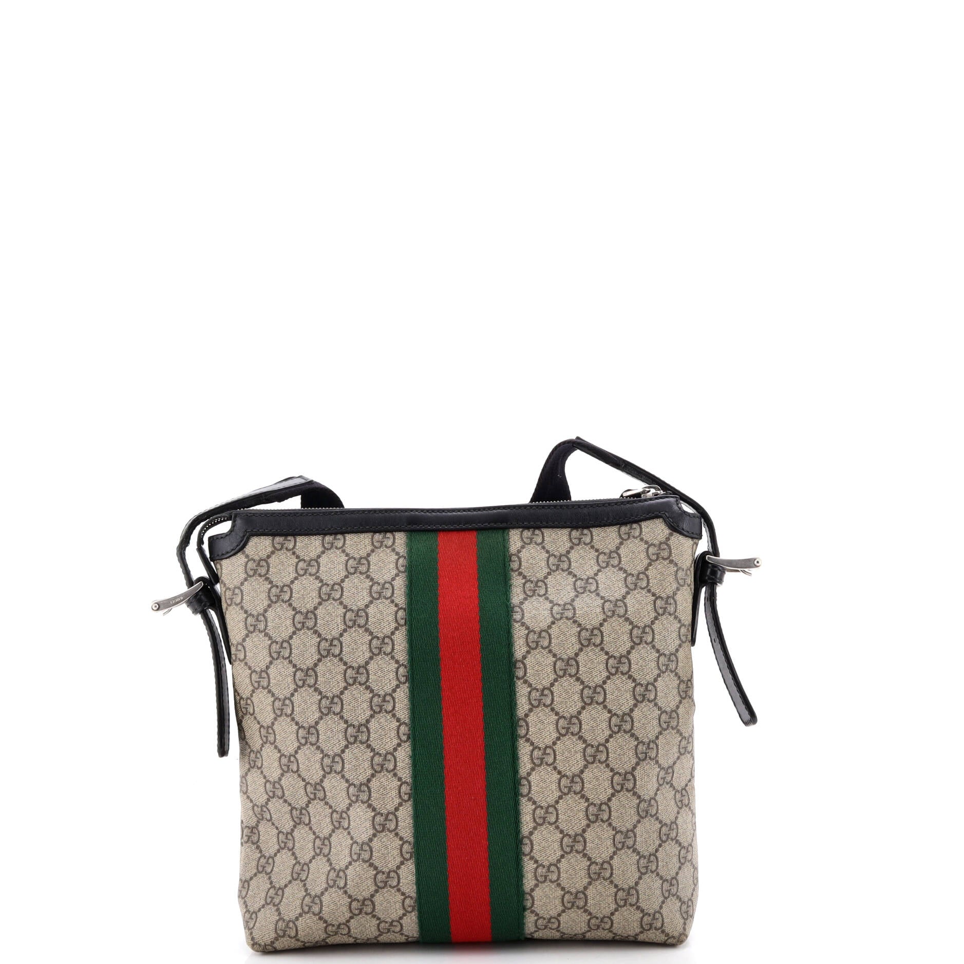 Web Messenger Bag GG Coated Canvas Medium