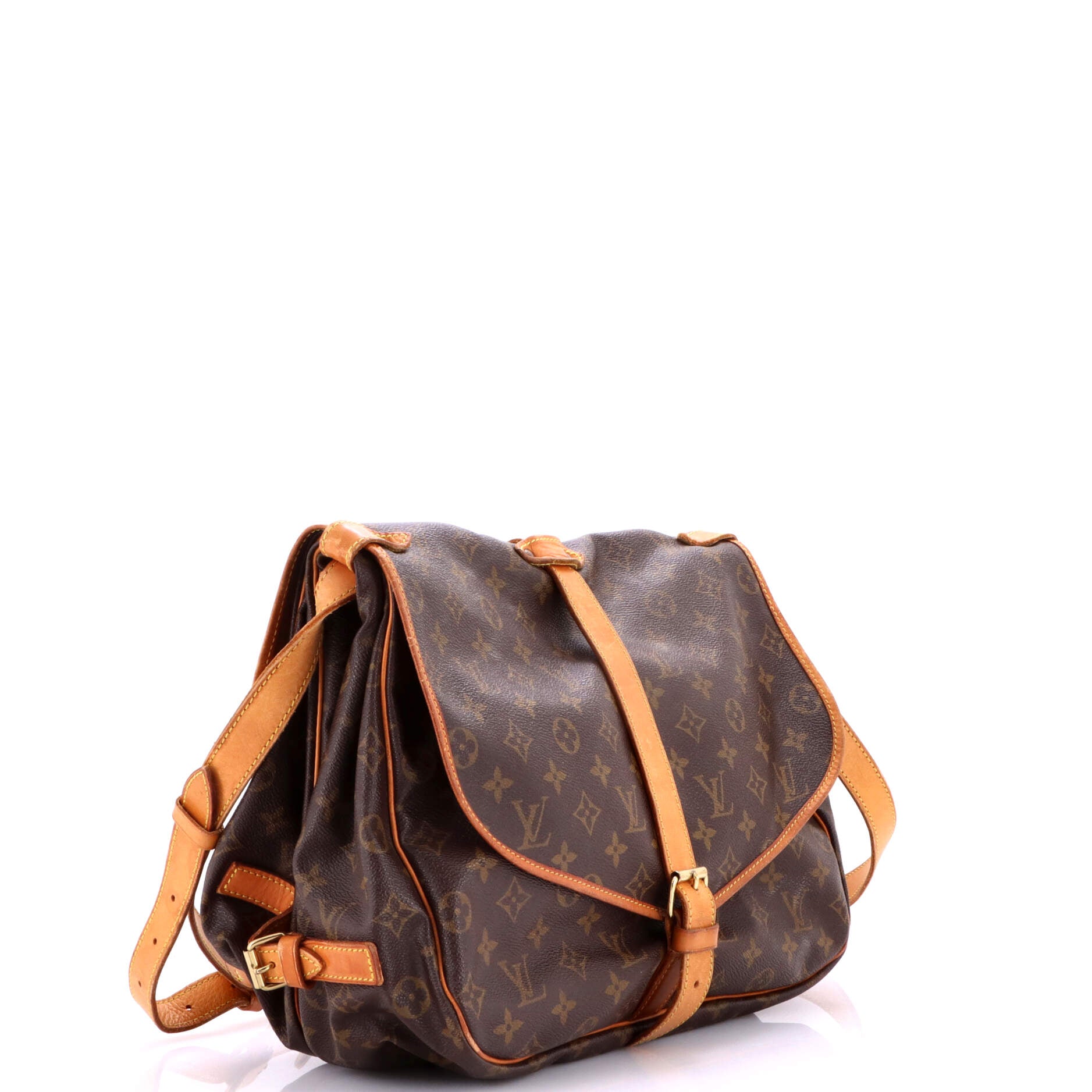 Saumur Handbag Monogram Canvas 35