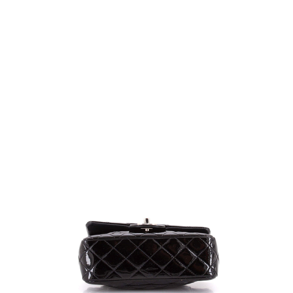 Classic Single Flap Bag Quilted Patent Mini