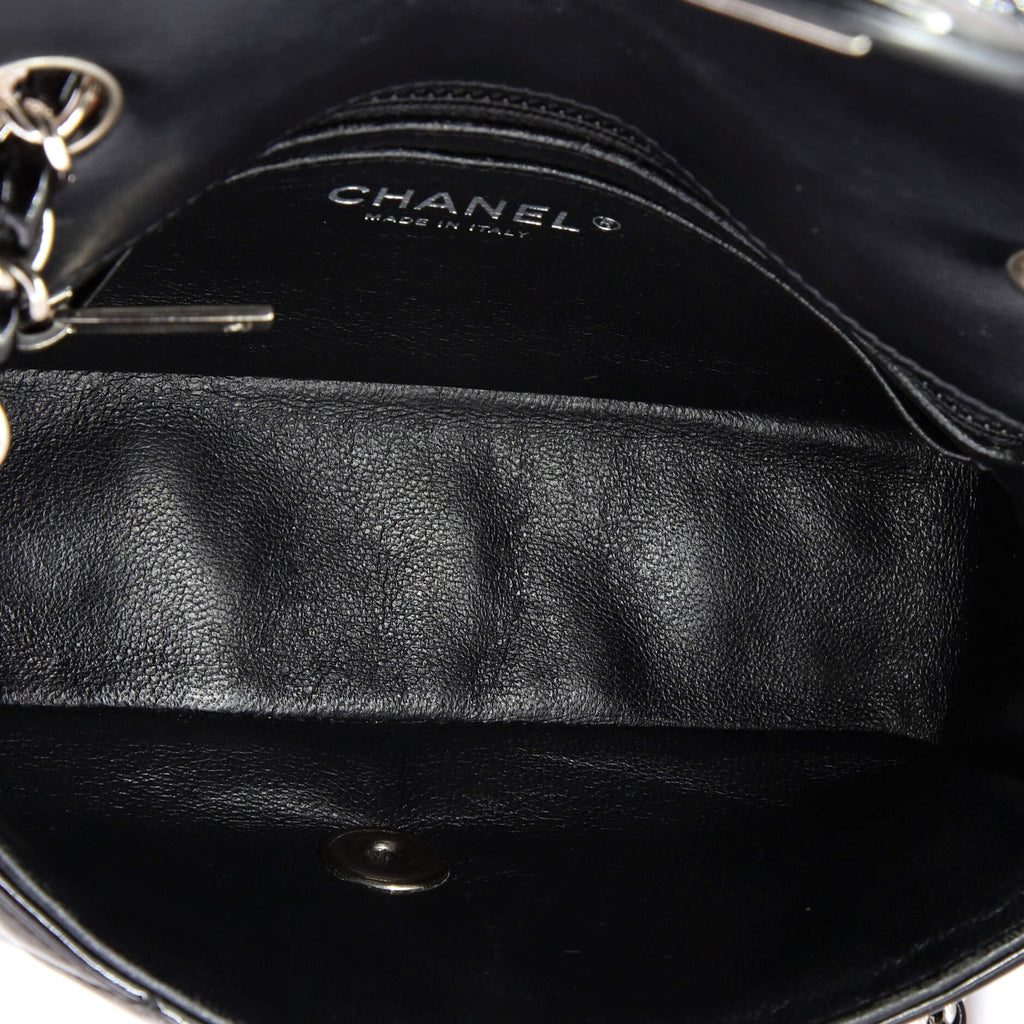 Classic Single Flap Bag Quilted Patent Mini