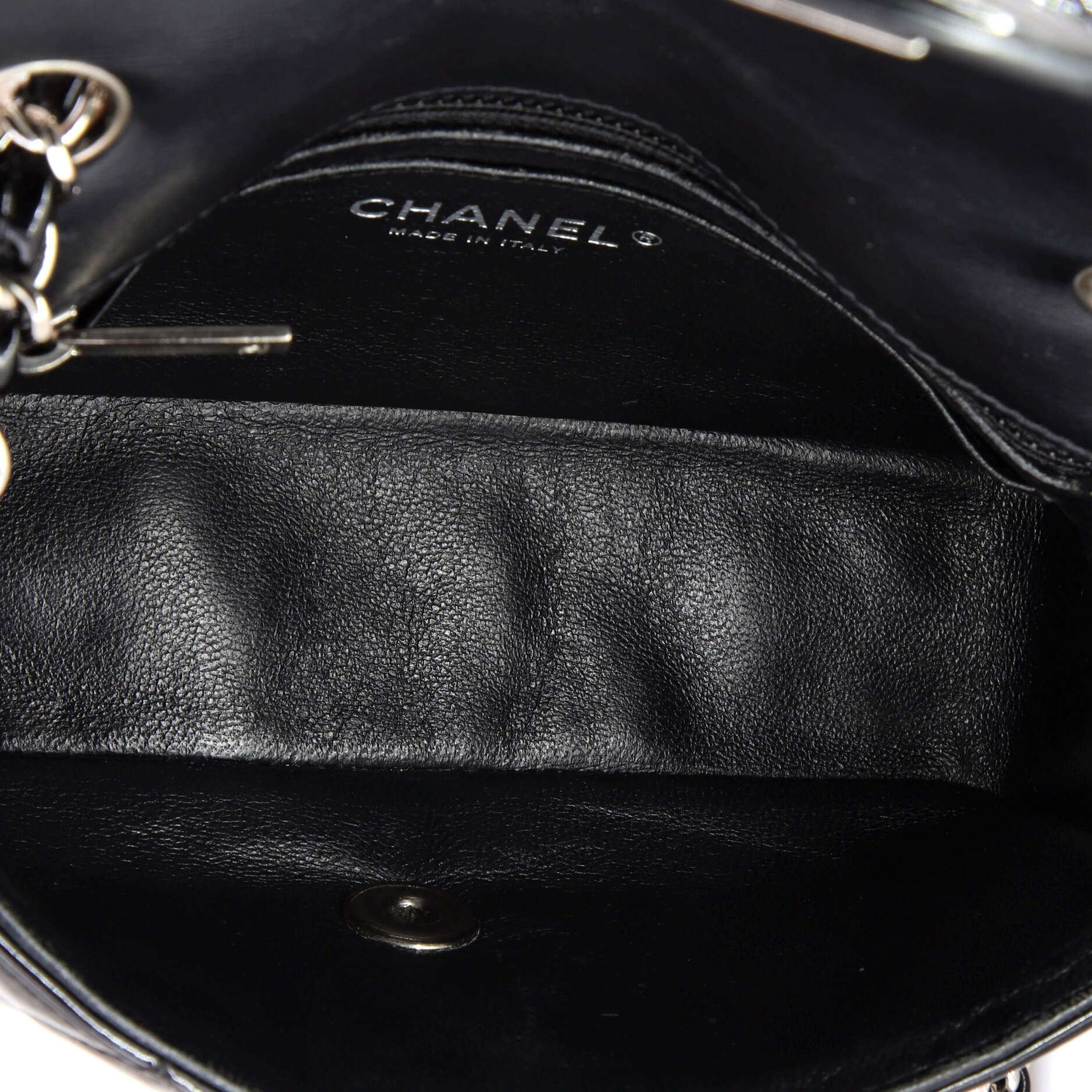 Classic Single Flap Bag Quilted Patent Mini