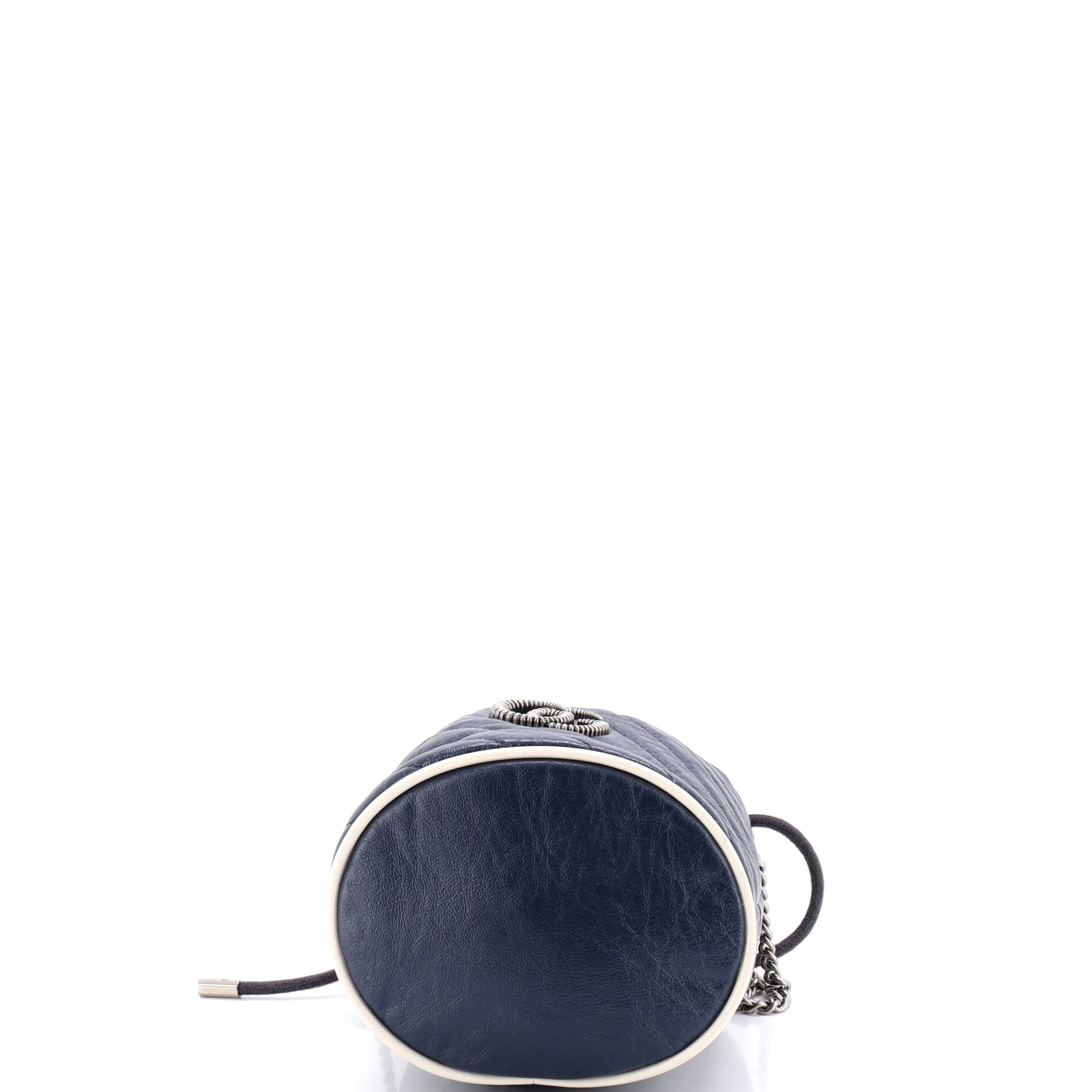 GG Marmont Bucket Bag Diagonal Quilted Leather Mini