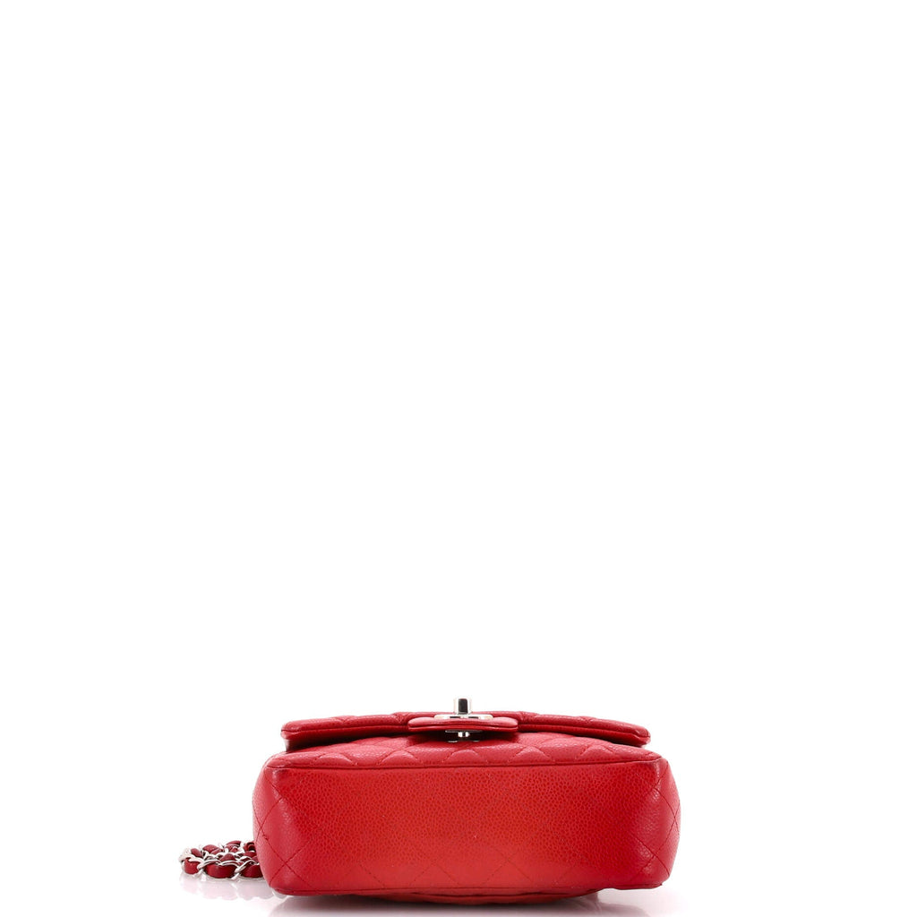 Classic Single Flap Bag Quilted Caviar Mini