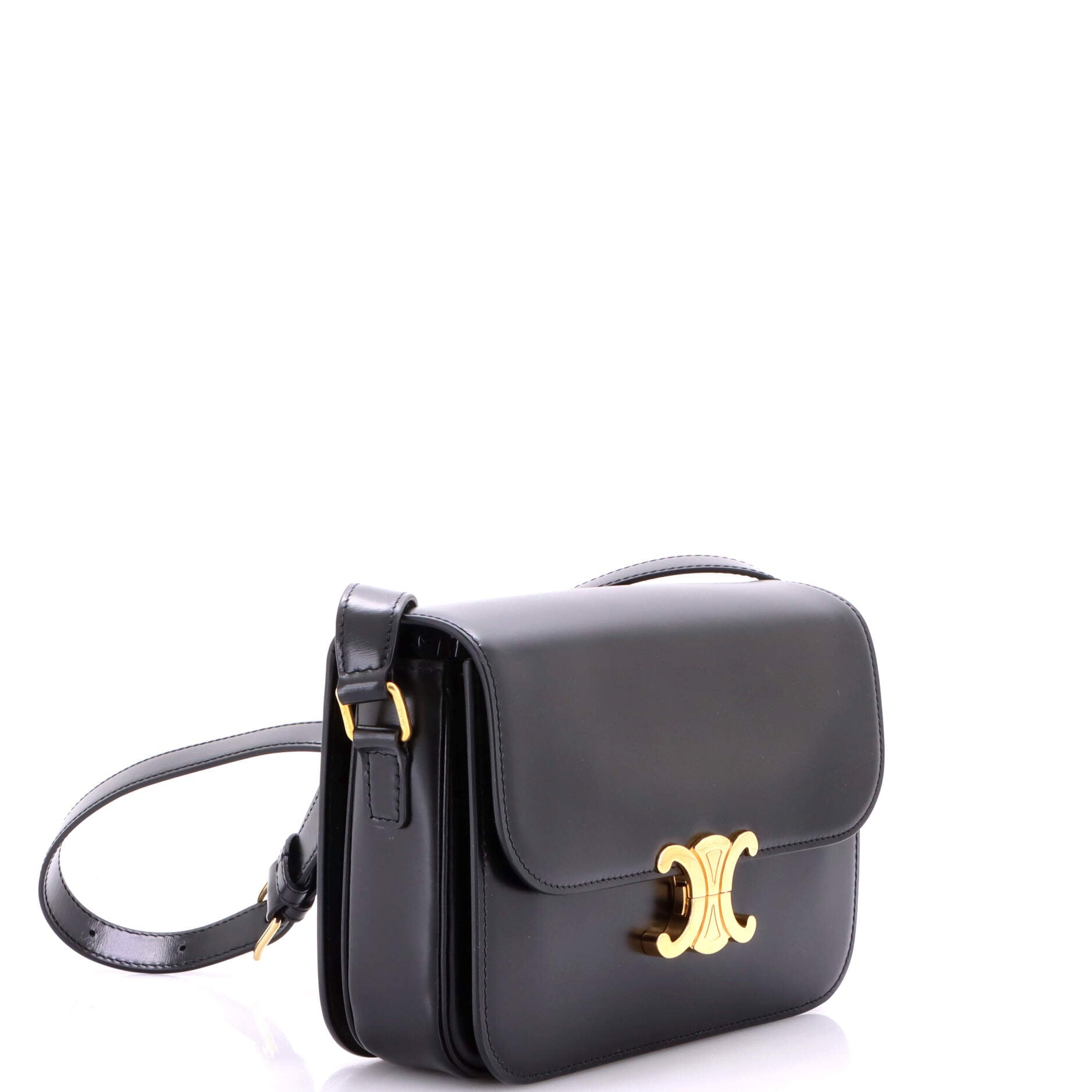 Triomphe Shoulder Bag Smooth Calfskin Medium