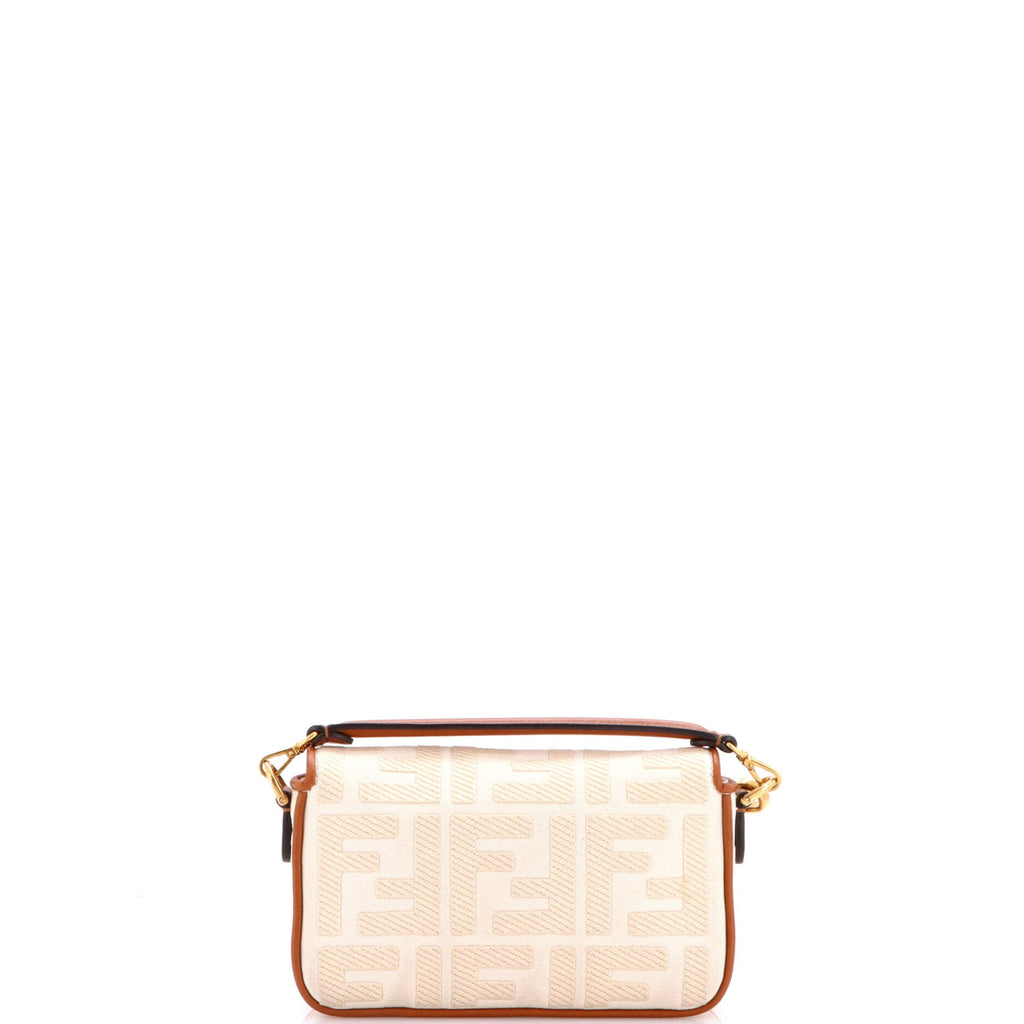 Baguette NM Bag Zucca Embroidered Canvas Mini