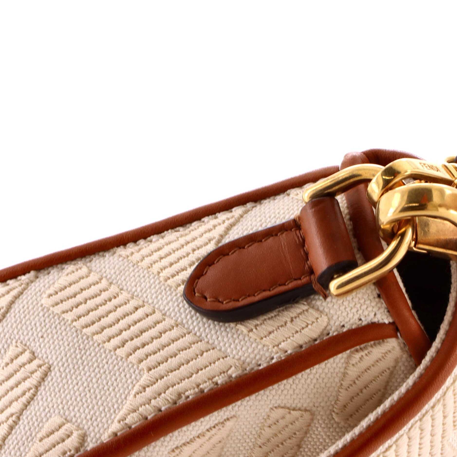 Baguette NM Bag Zucca Embroidered Canvas Mini