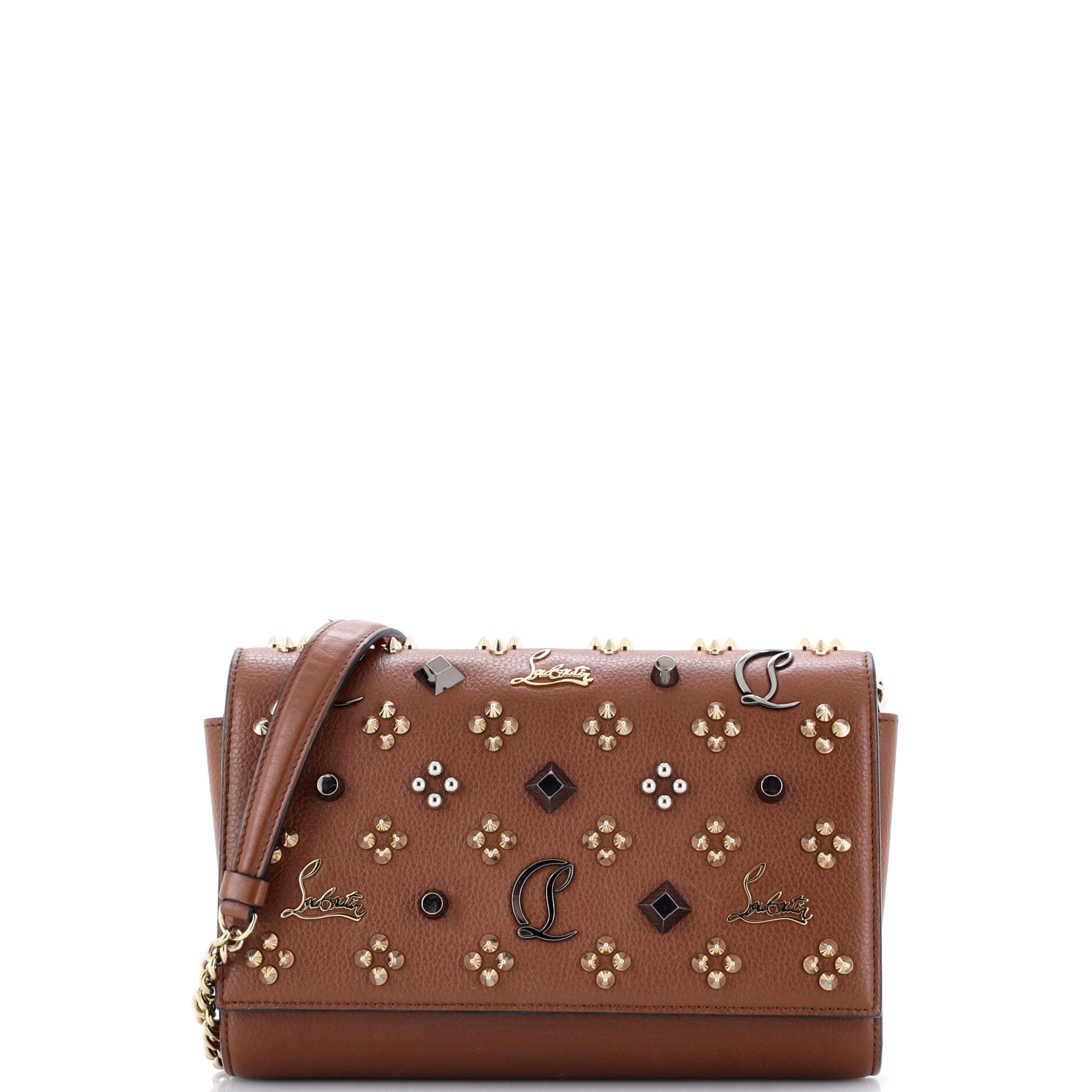 Paloma Clutch Embellished Leather Small