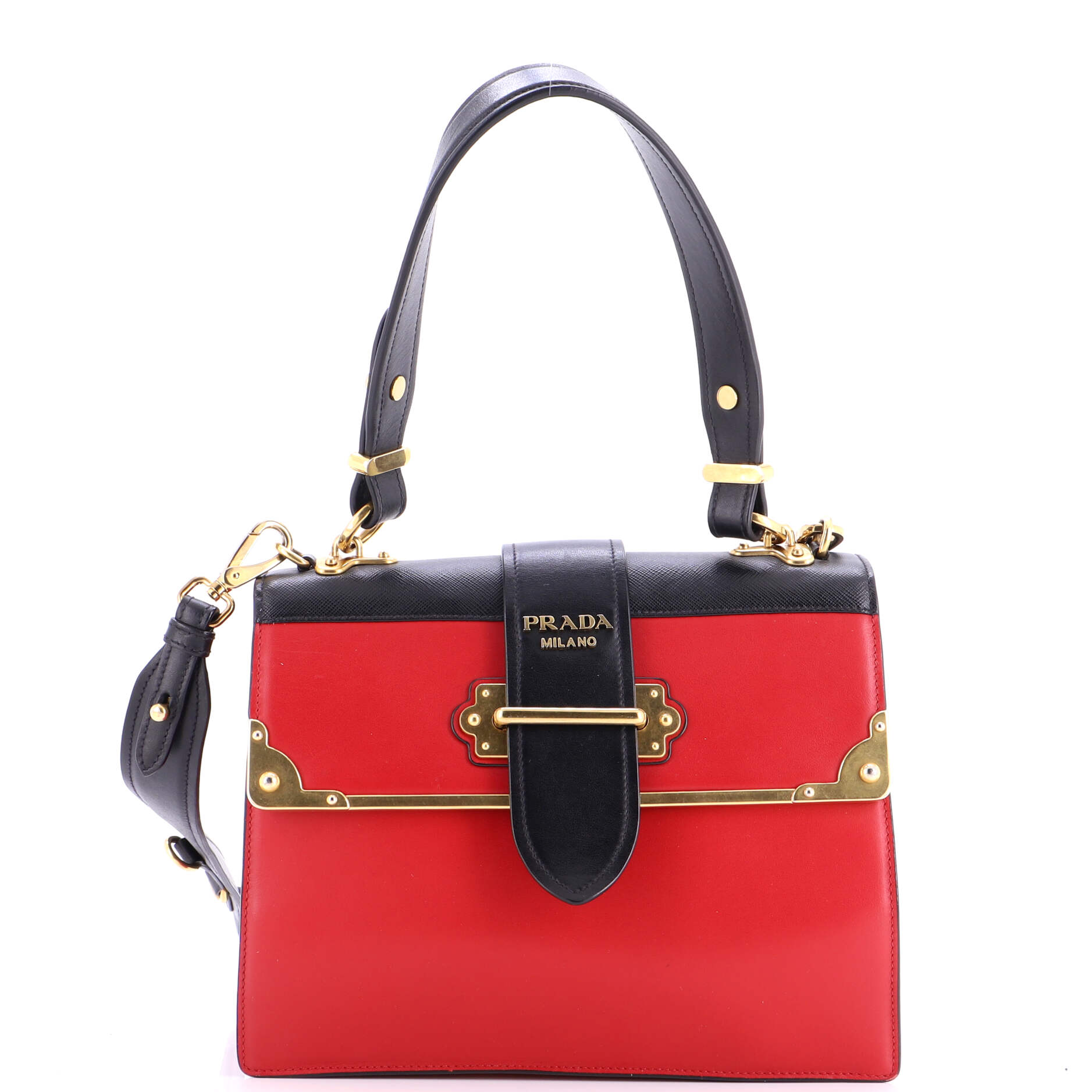 Cahier Convertible Shoulder Bag City Calf and Saffiano Medium