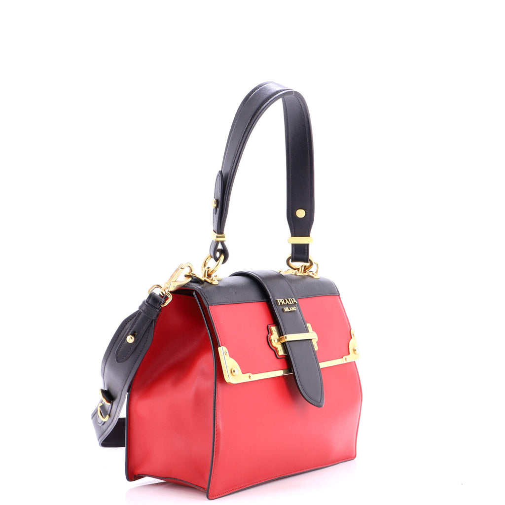 Cahier Convertible Shoulder Bag City Calf and Saffiano Medium