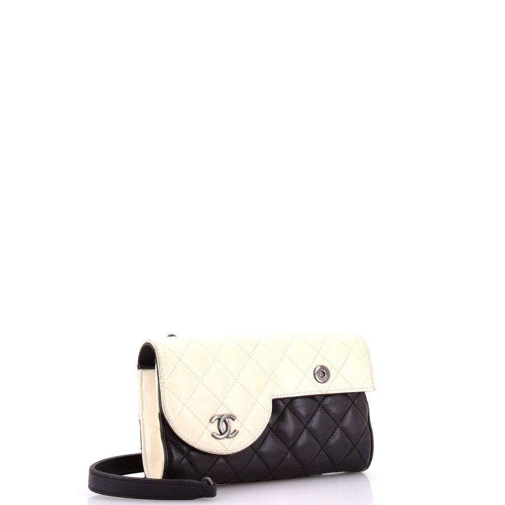 Yin Yang Double CC Flap Bag Quilted Lambskin Small