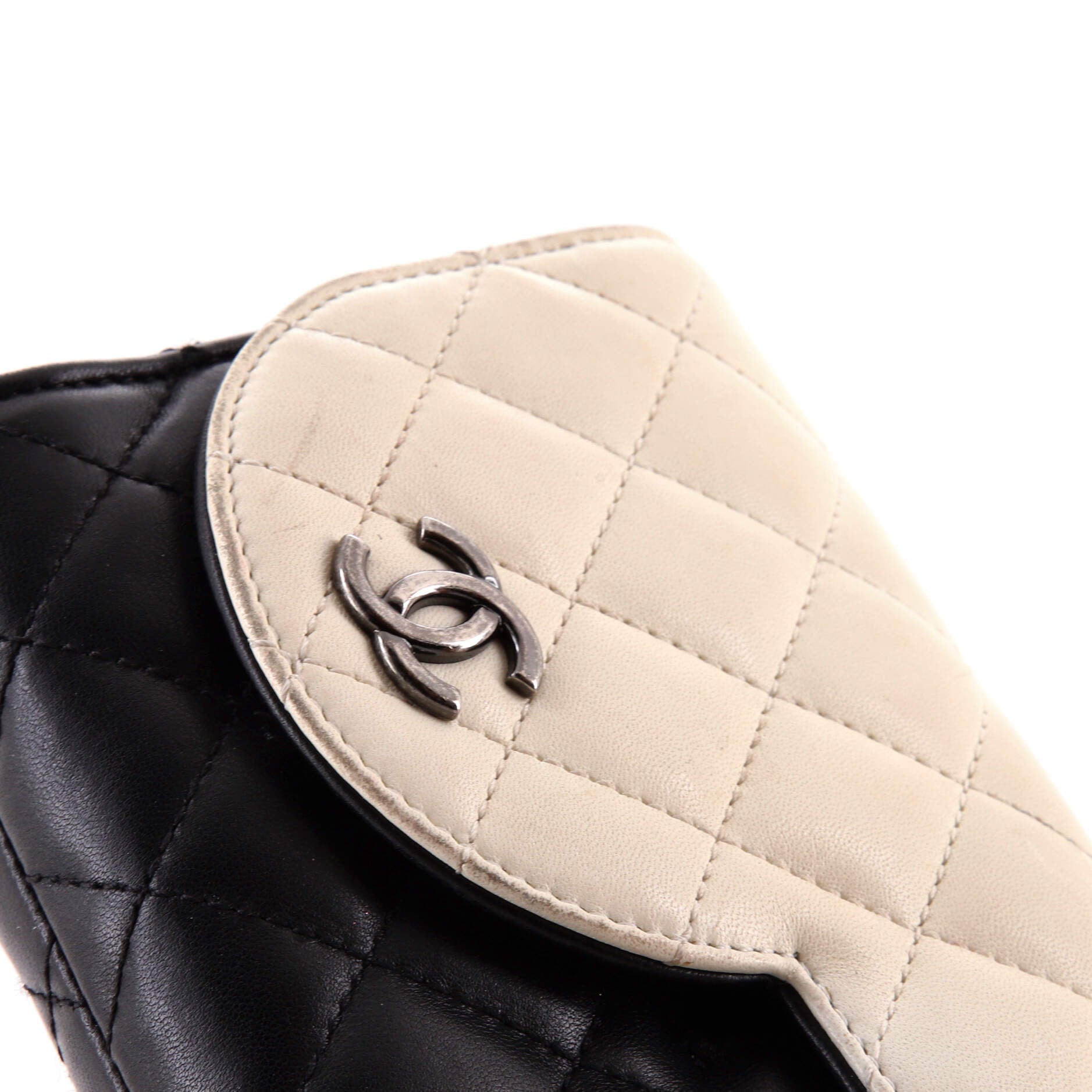Yin Yang Double CC Flap Bag Quilted Lambskin Small